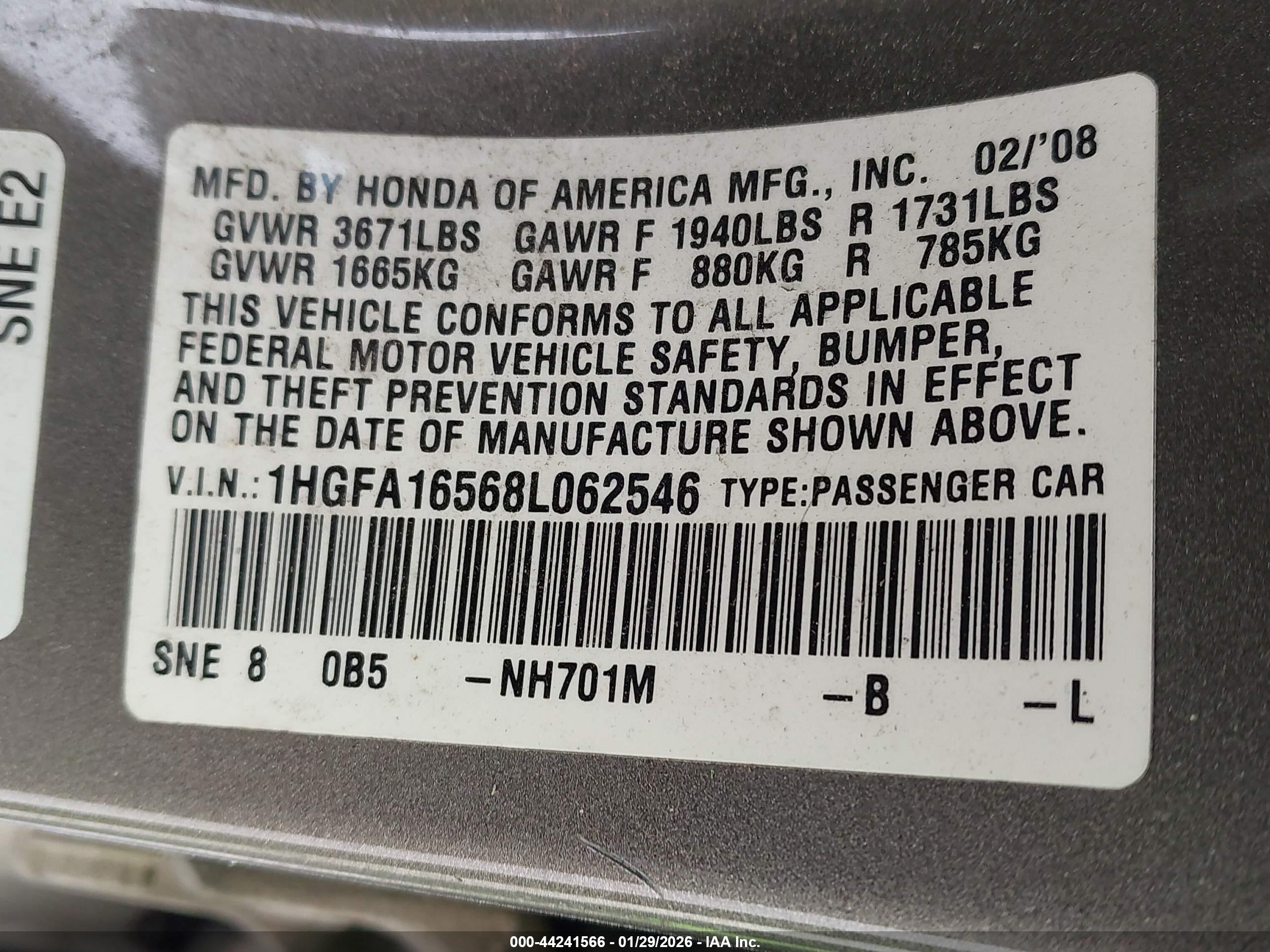 HONDA CIVIC image 9