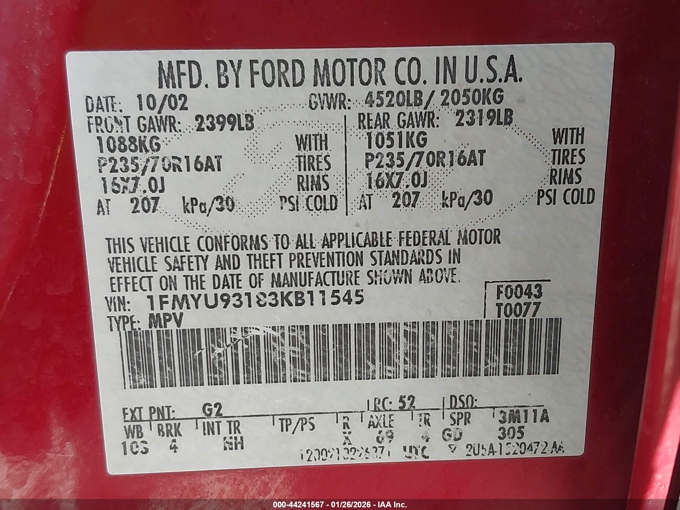 FORD ESCAPE image 9