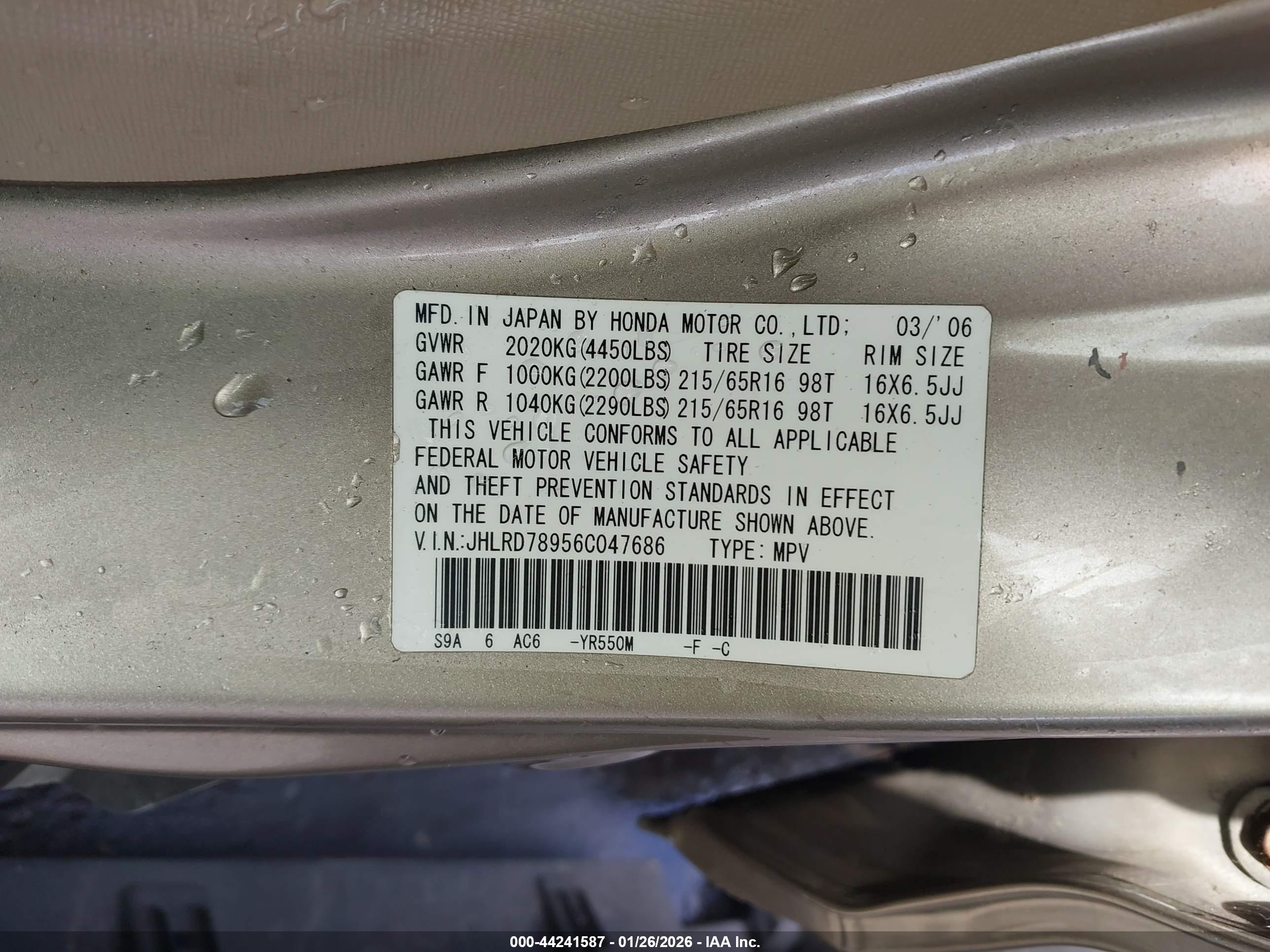 HONDA CR-V image 9