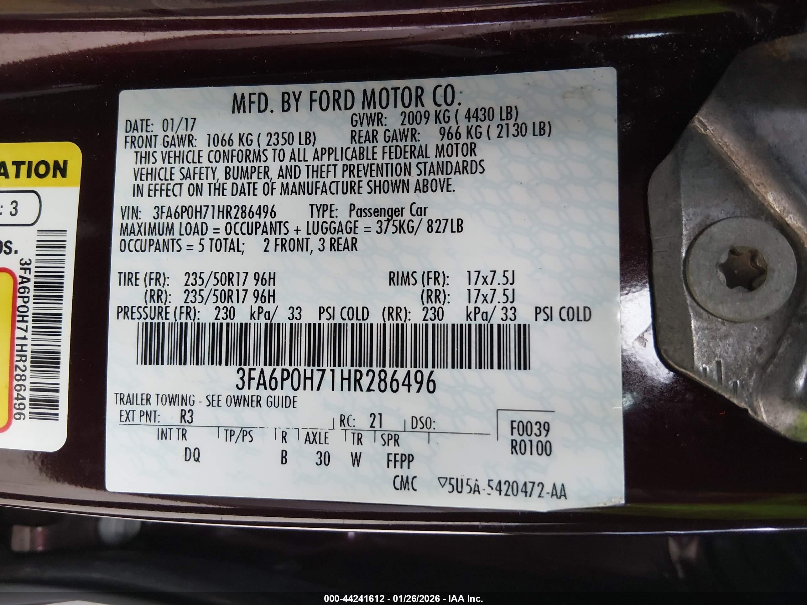 FORD FUSION image 9