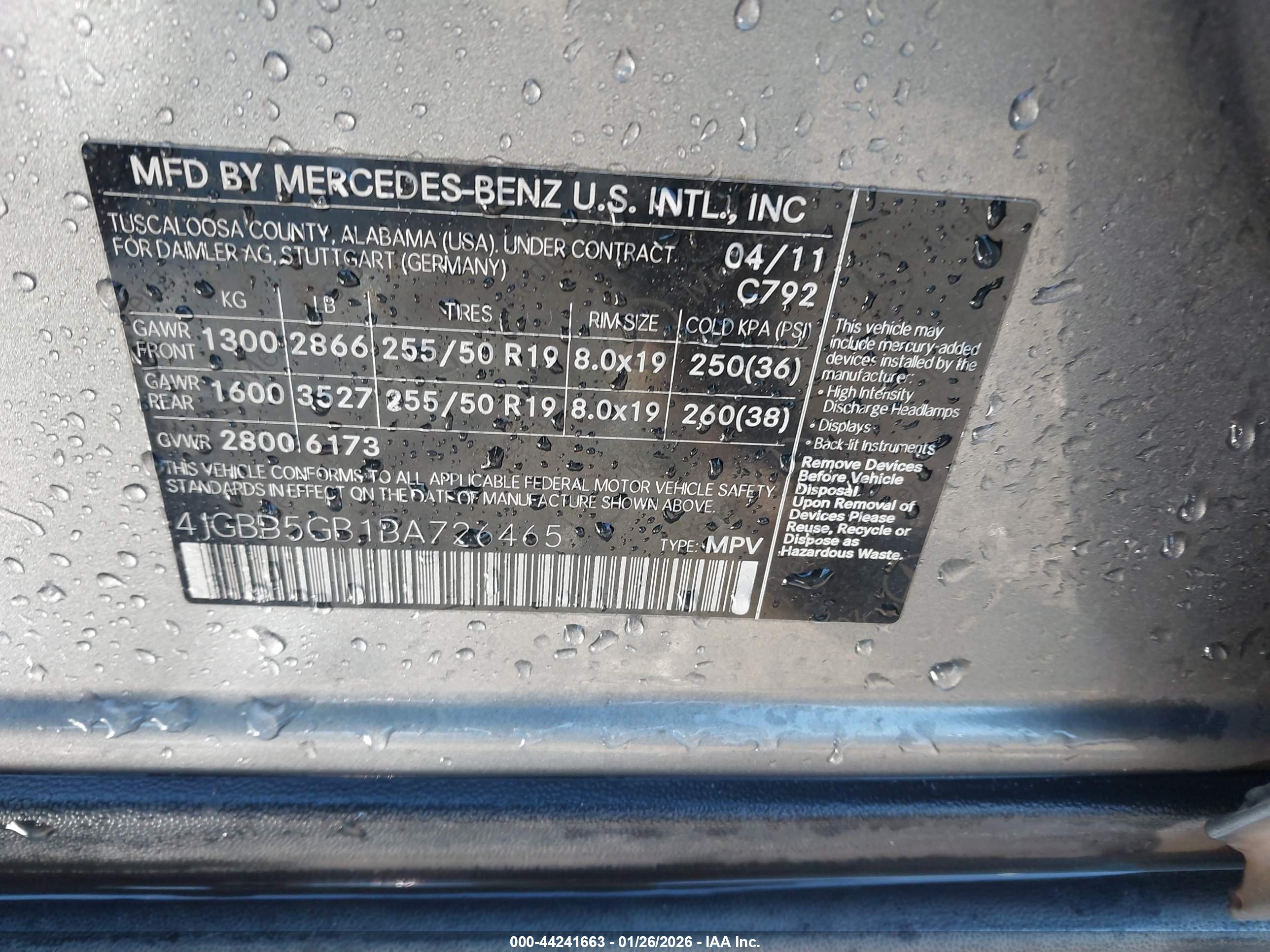 MERCEDES-BENZ ML image 9
