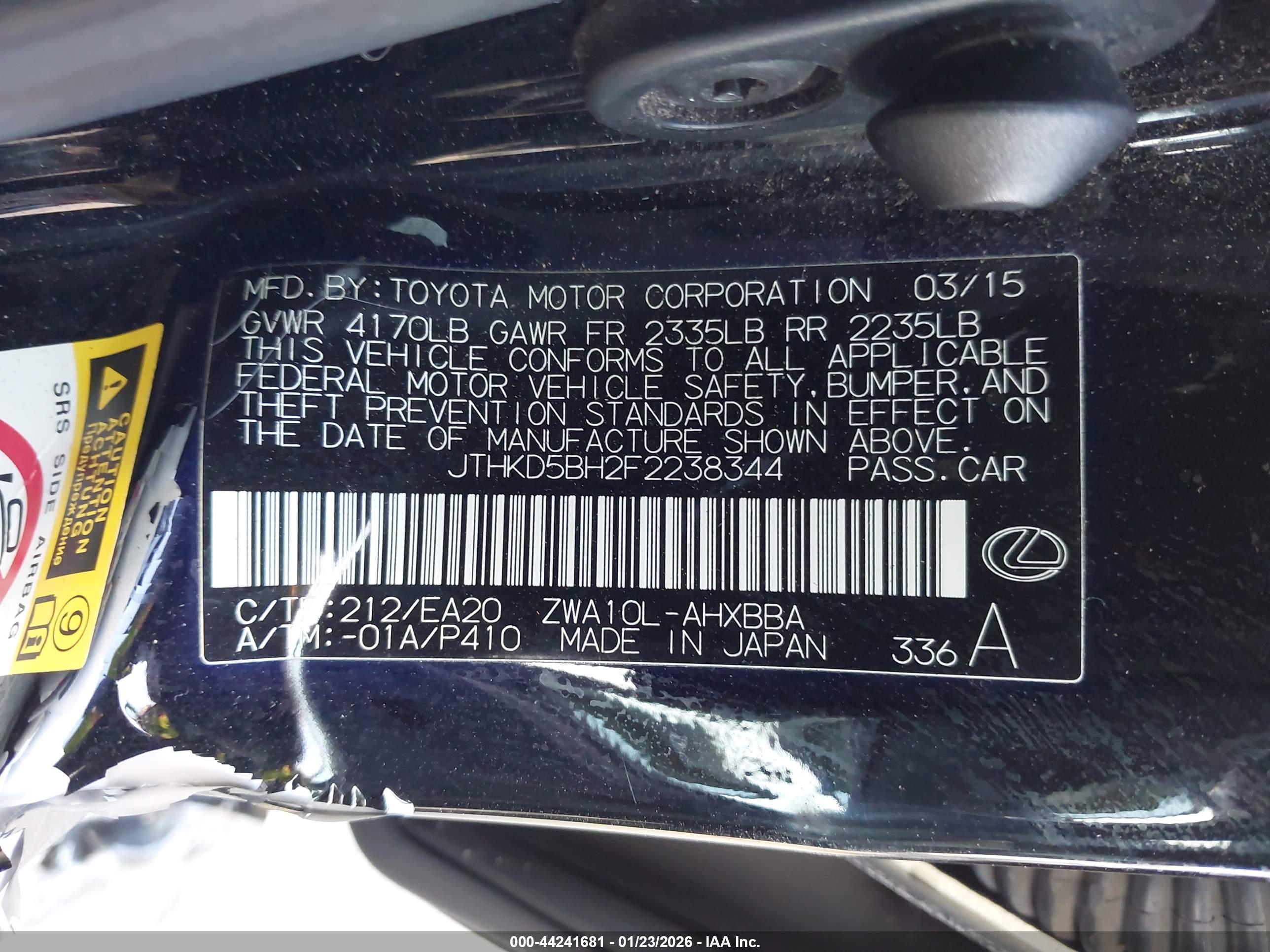 LEXUS CT image 9