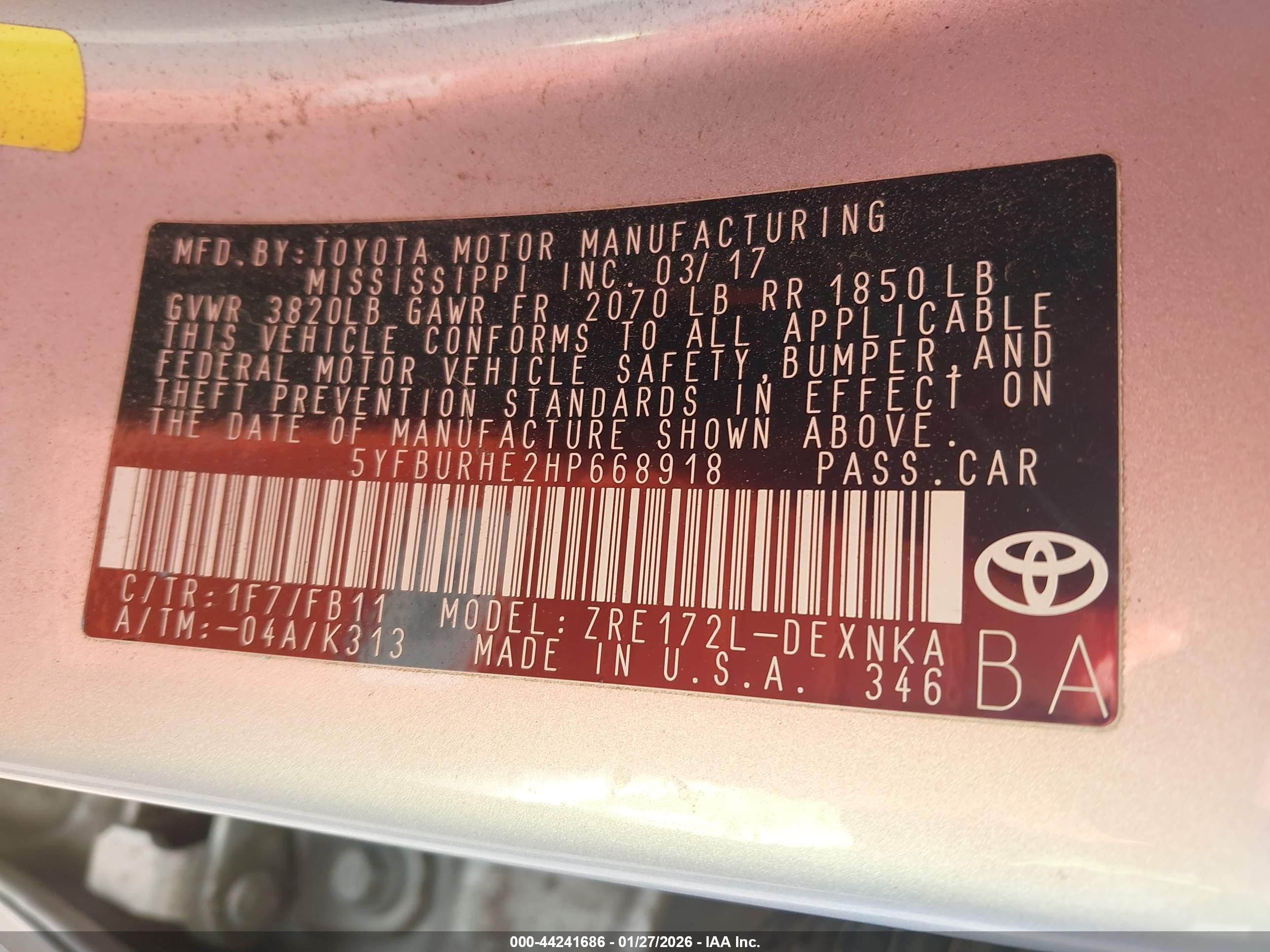 TOYOTA COROLLA image 9