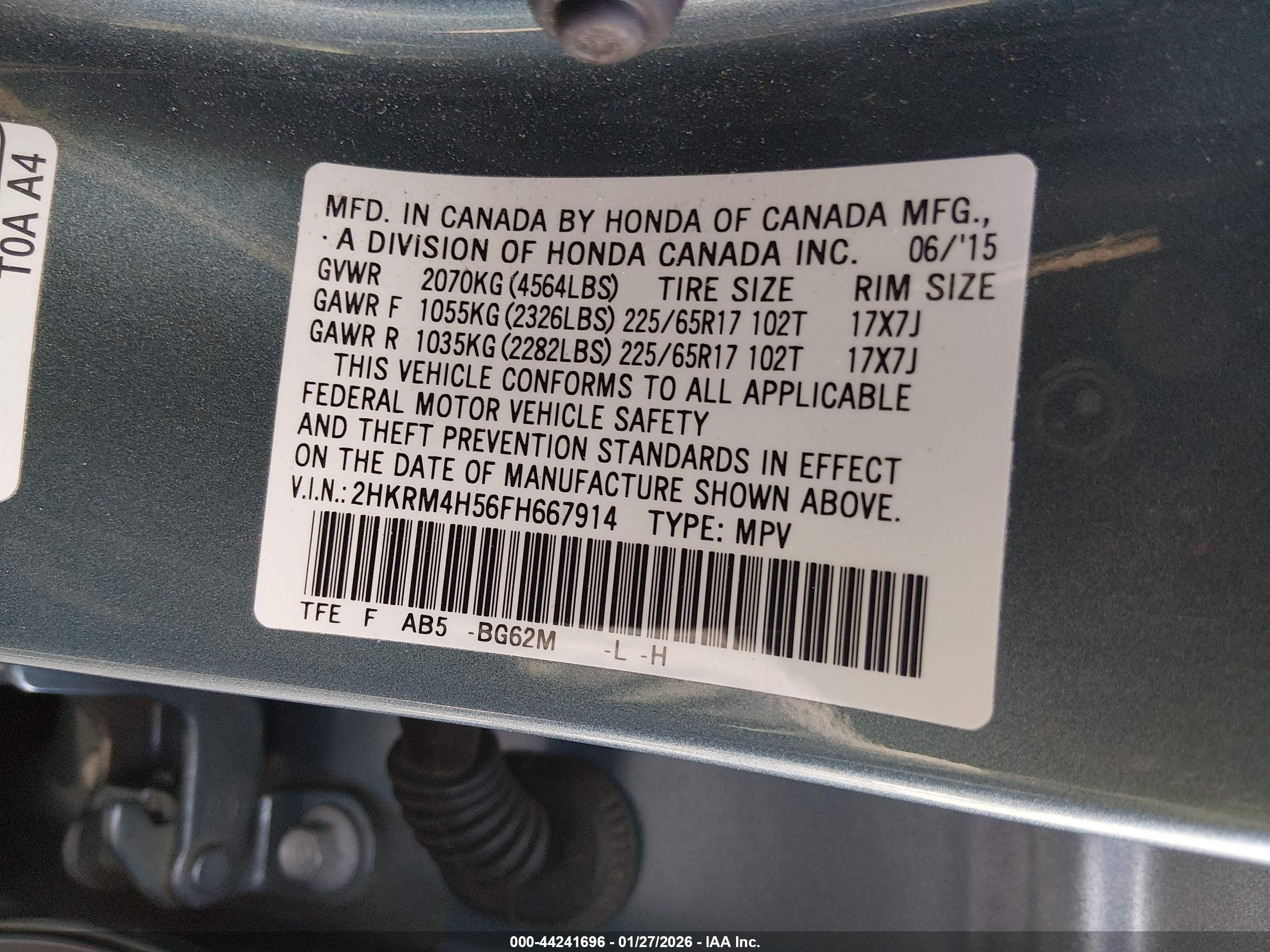 HONDA CR-V image 9