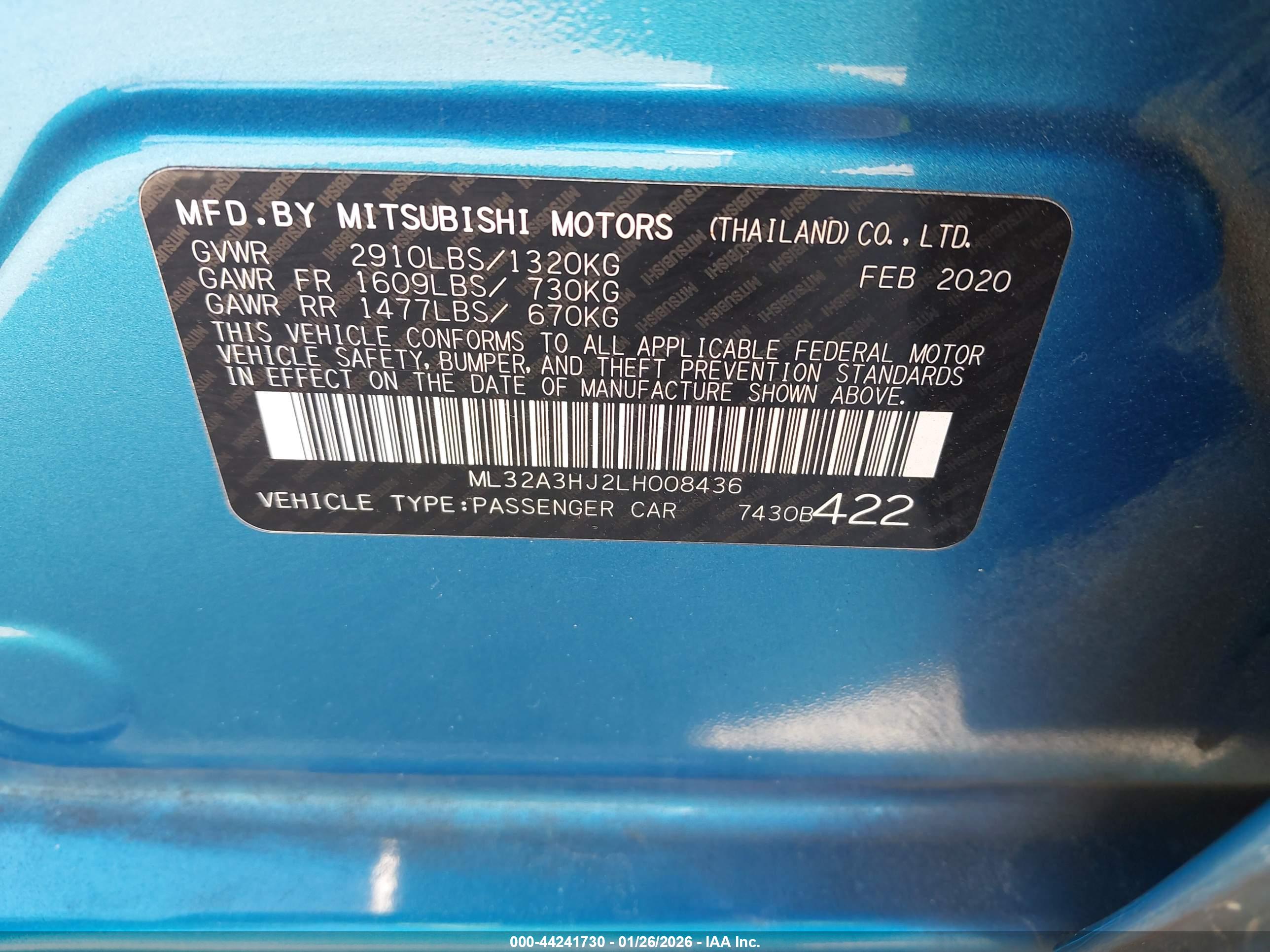 MITSUBISHI MIRAGE image 9