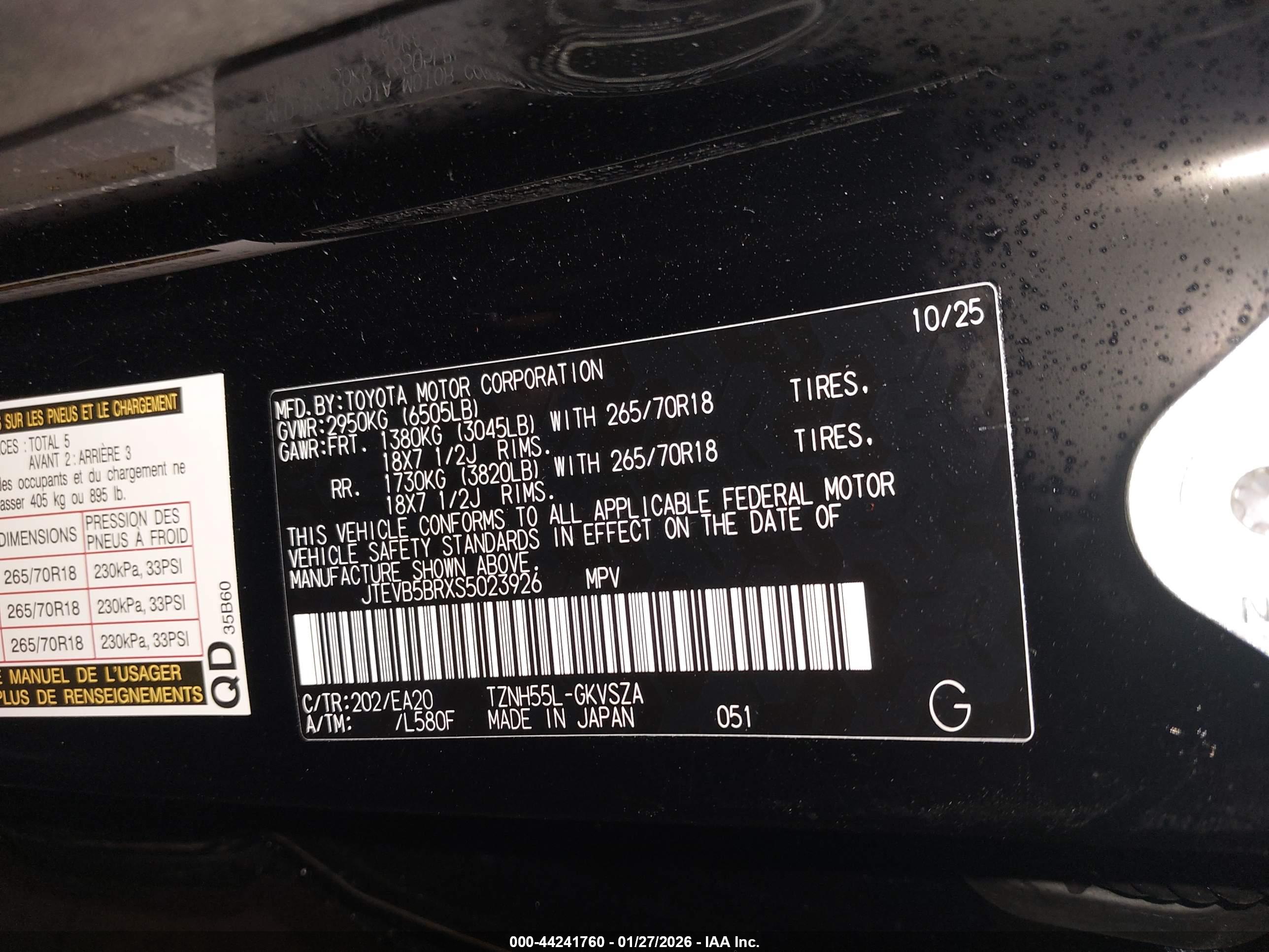 TOYOTA 4RUNNER image 9