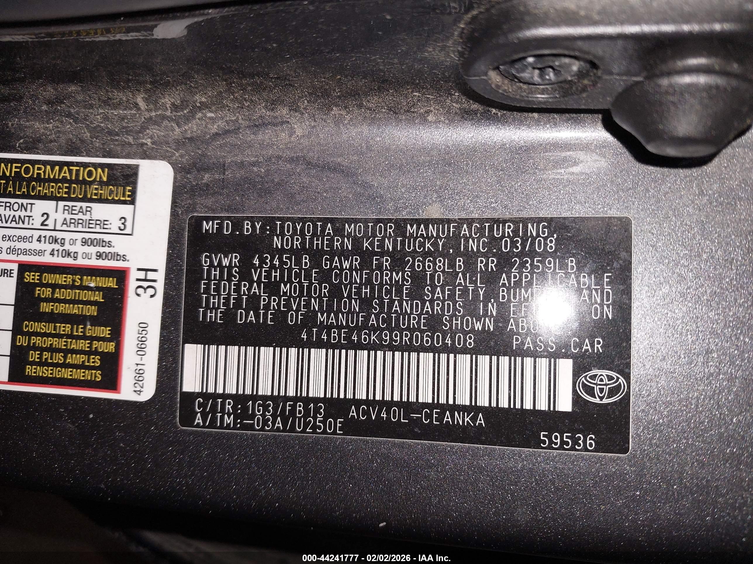 TOYOTA CAMRY image 9