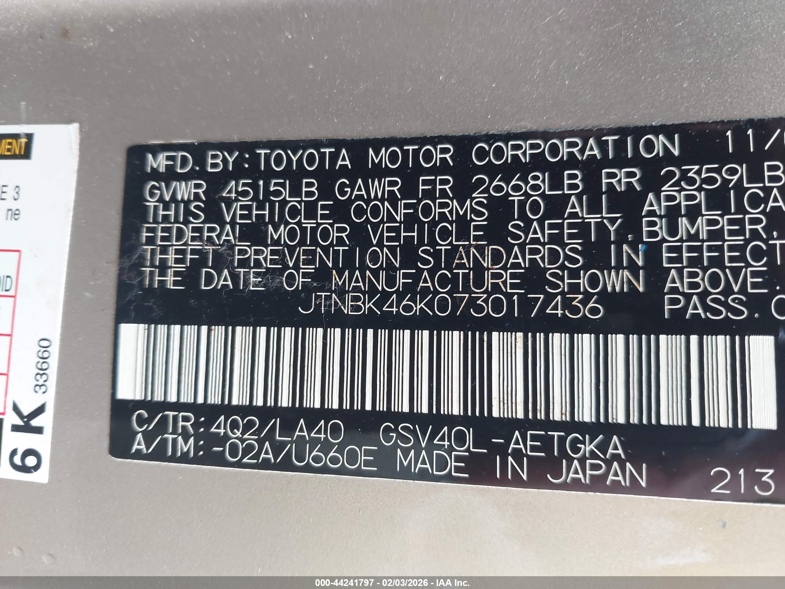 TOYOTA CAMRY image 9
