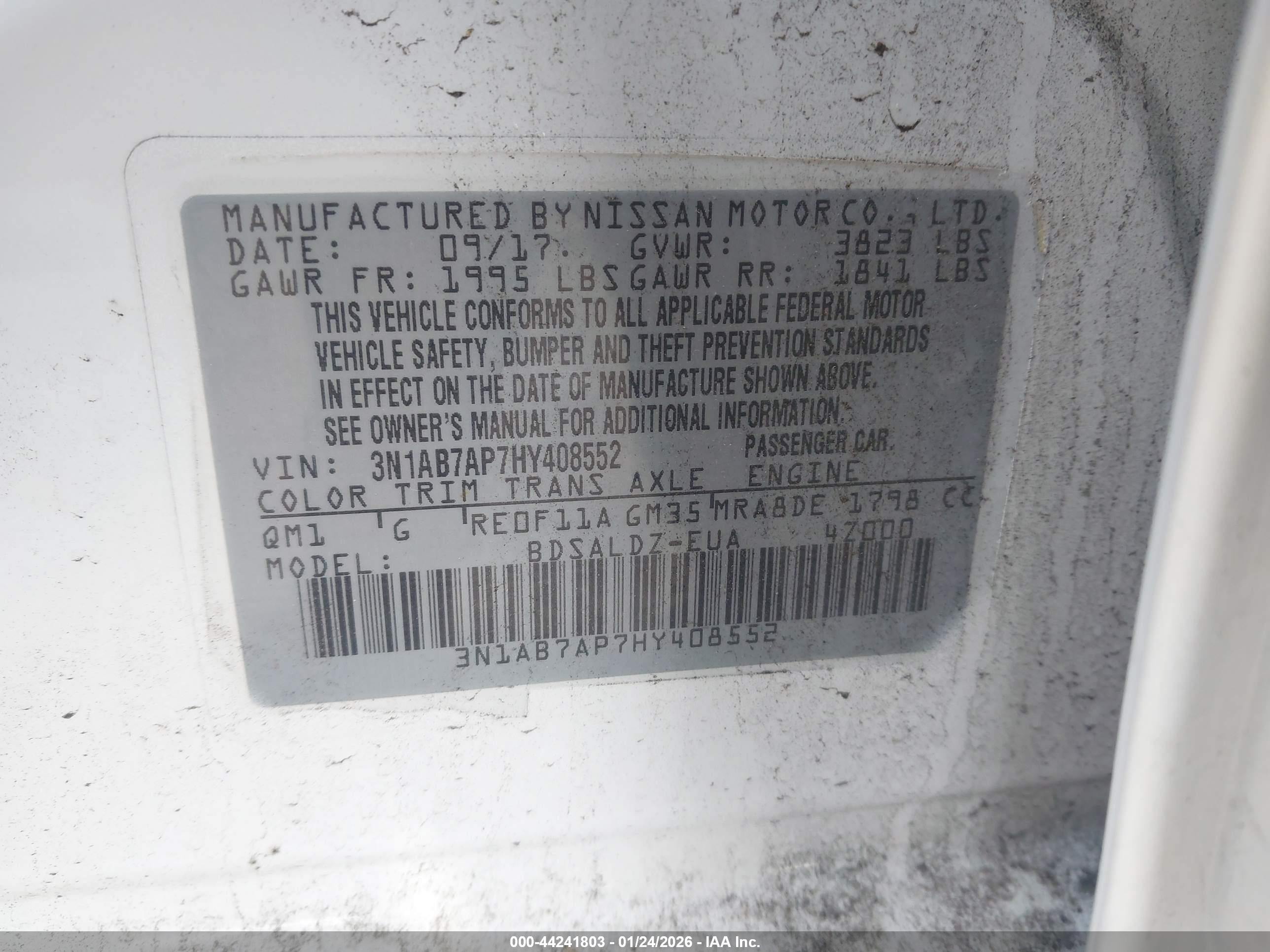 NISSAN SENTRA image 9