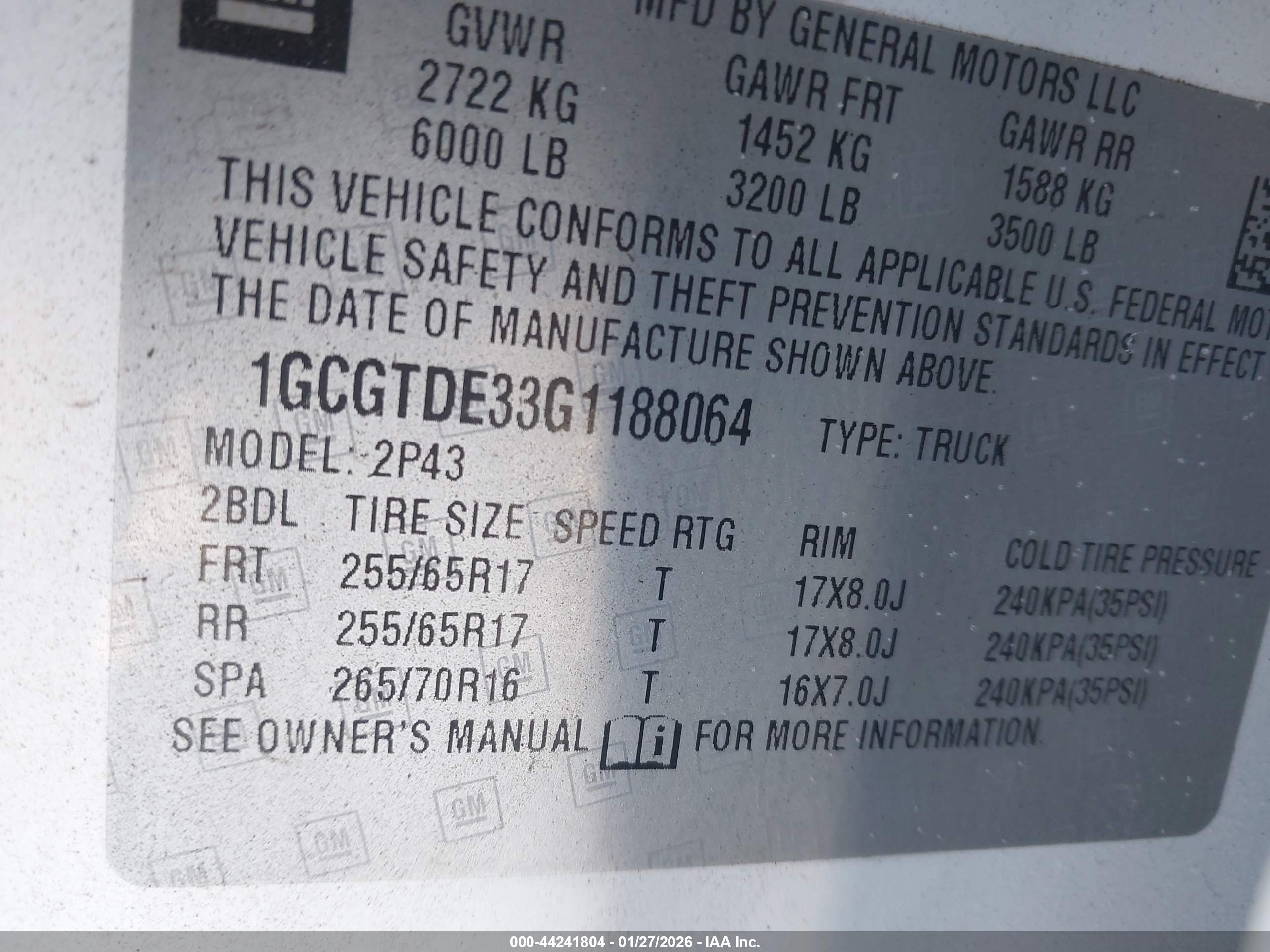 CHEVROLET COLORADO image 9