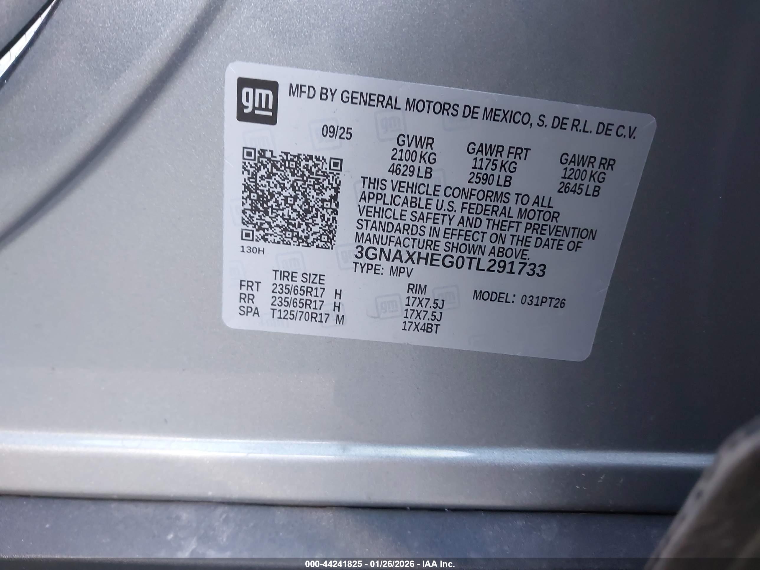 CHEVROLET EQUINOX image 9