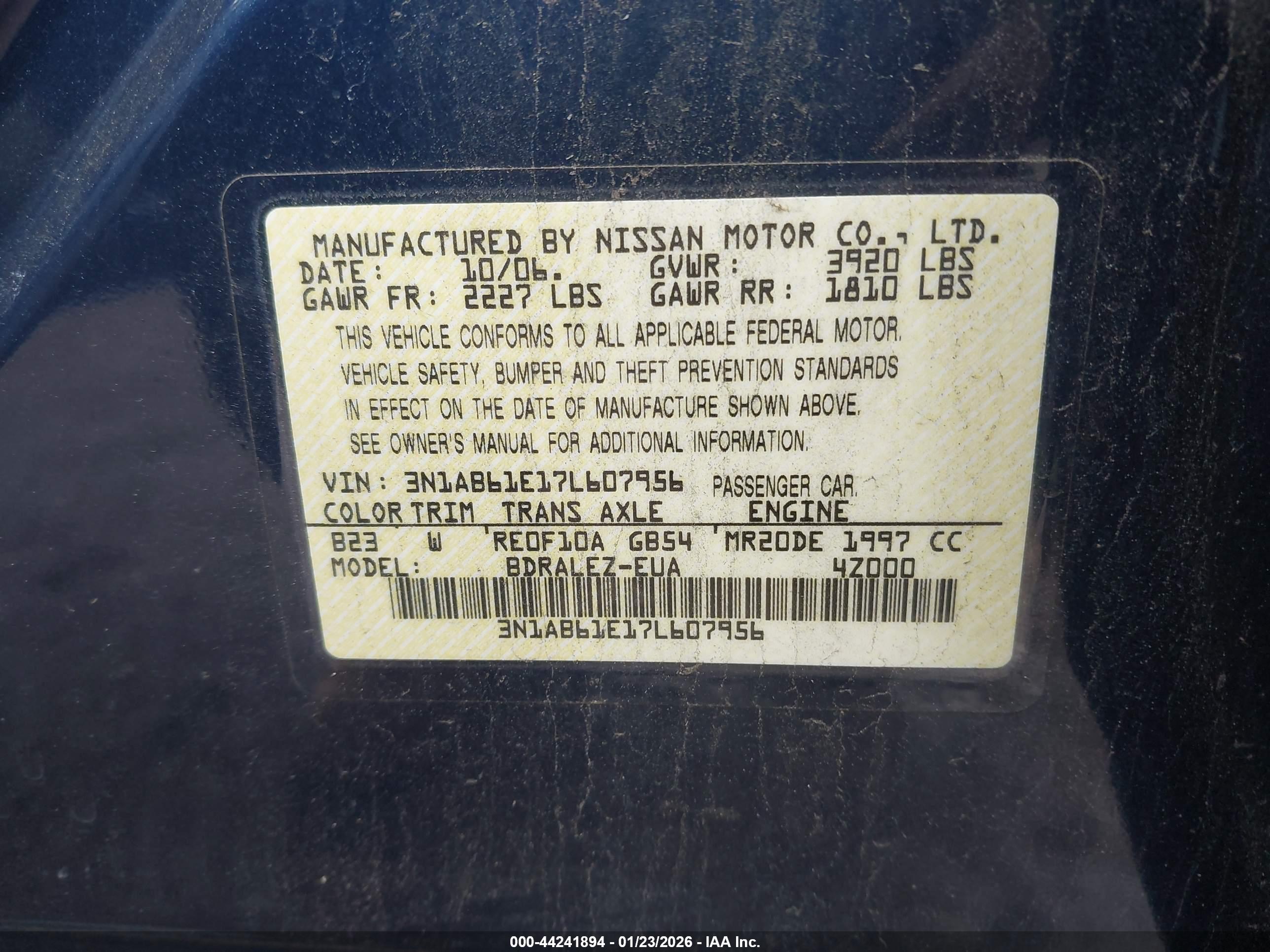 NISSAN SENTRA image 9