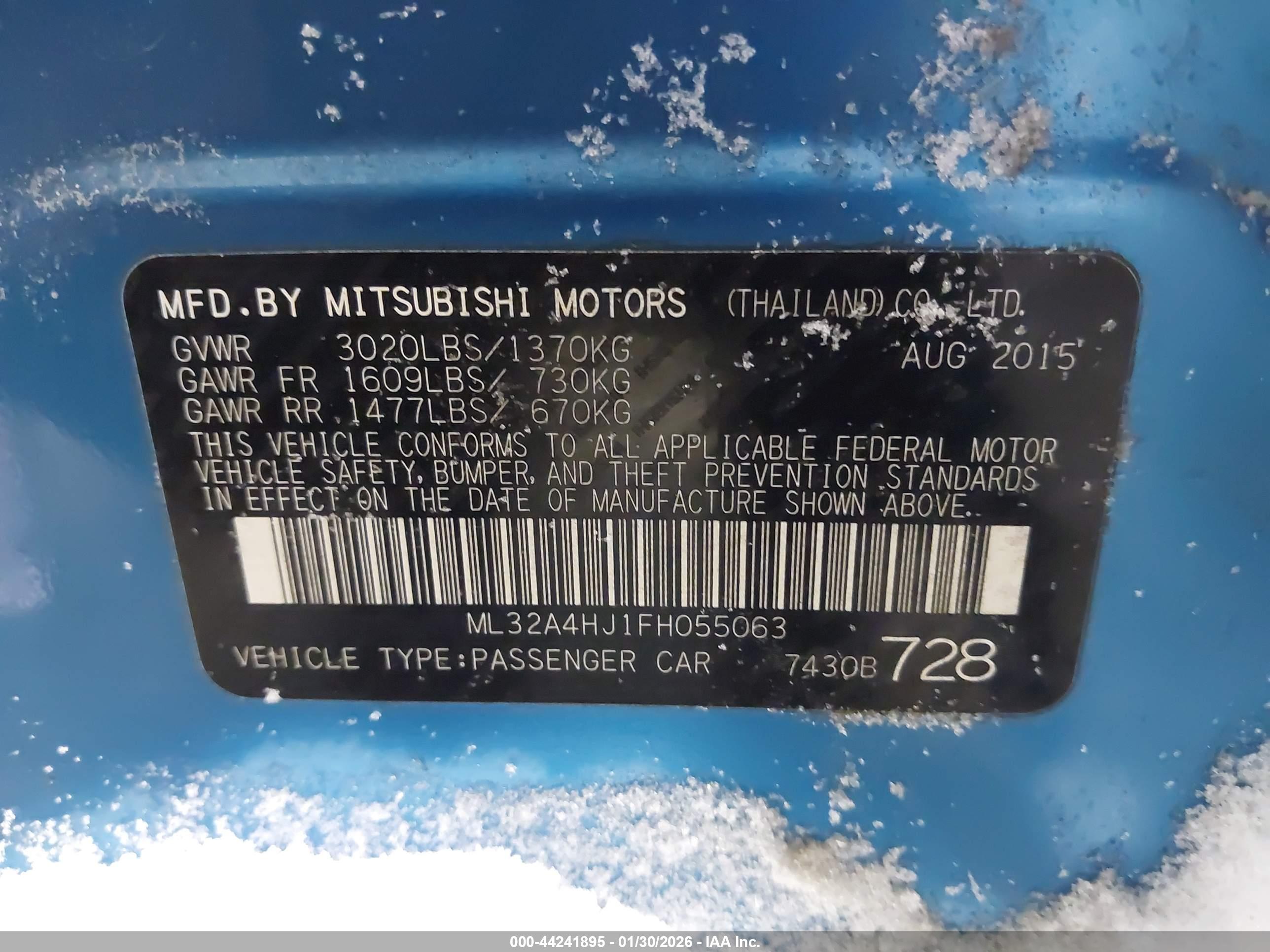 MITSUBISHI MIRAGE image 9