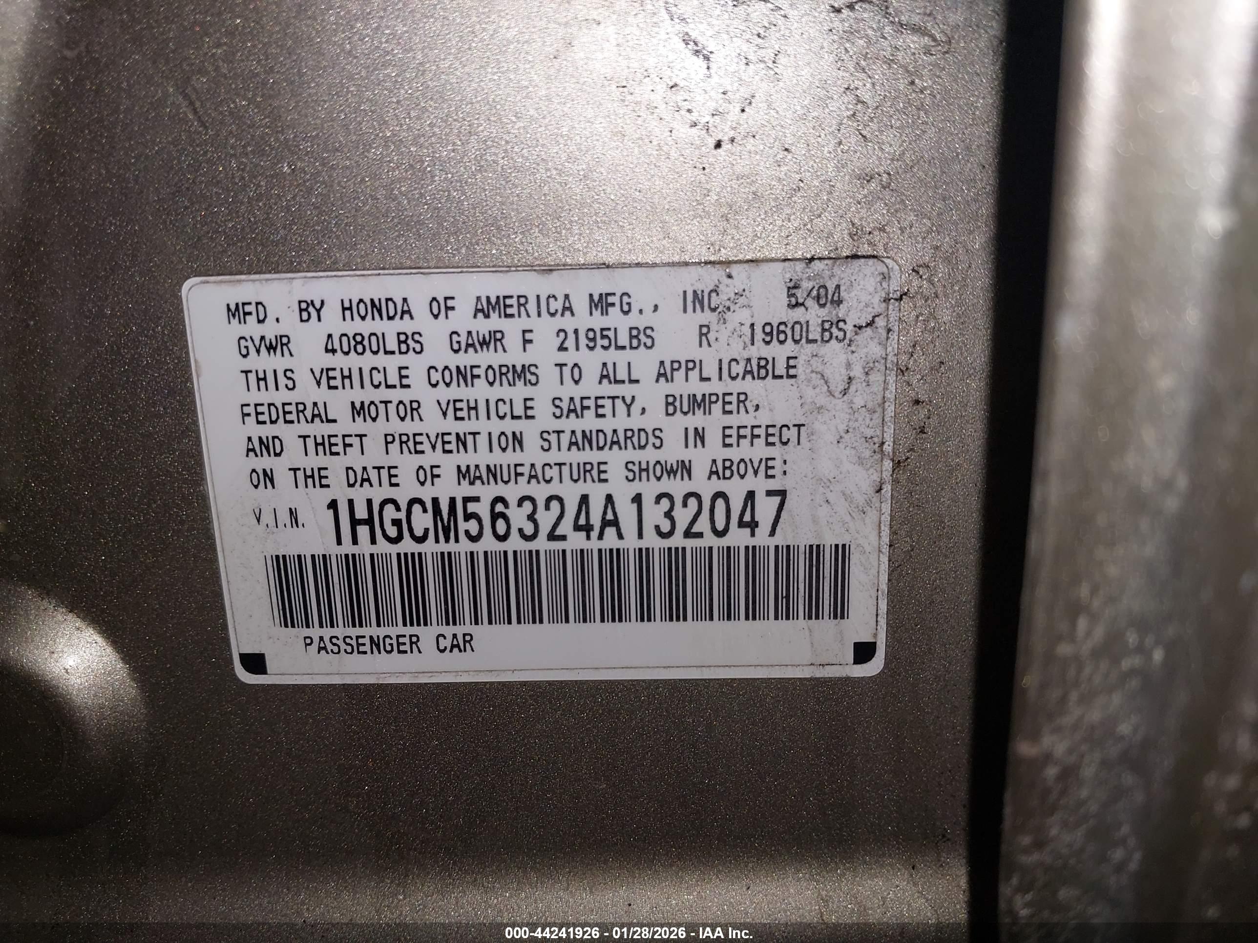 HONDA ACCORD image 9