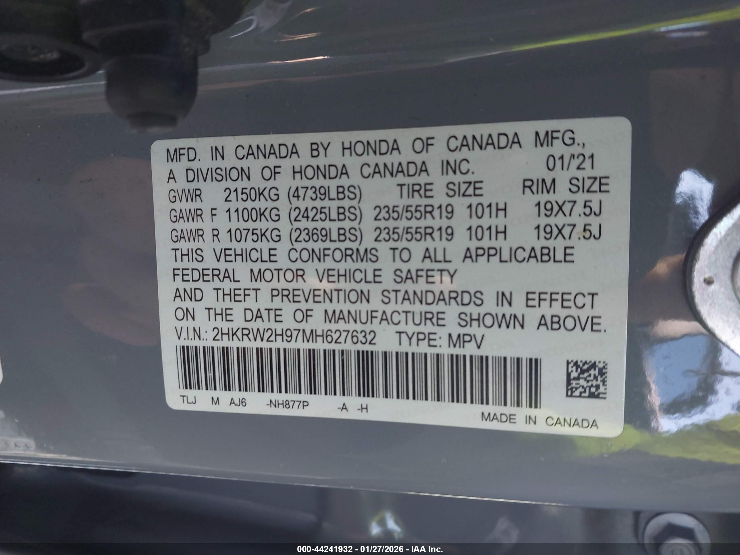 HONDA CR-V image 9