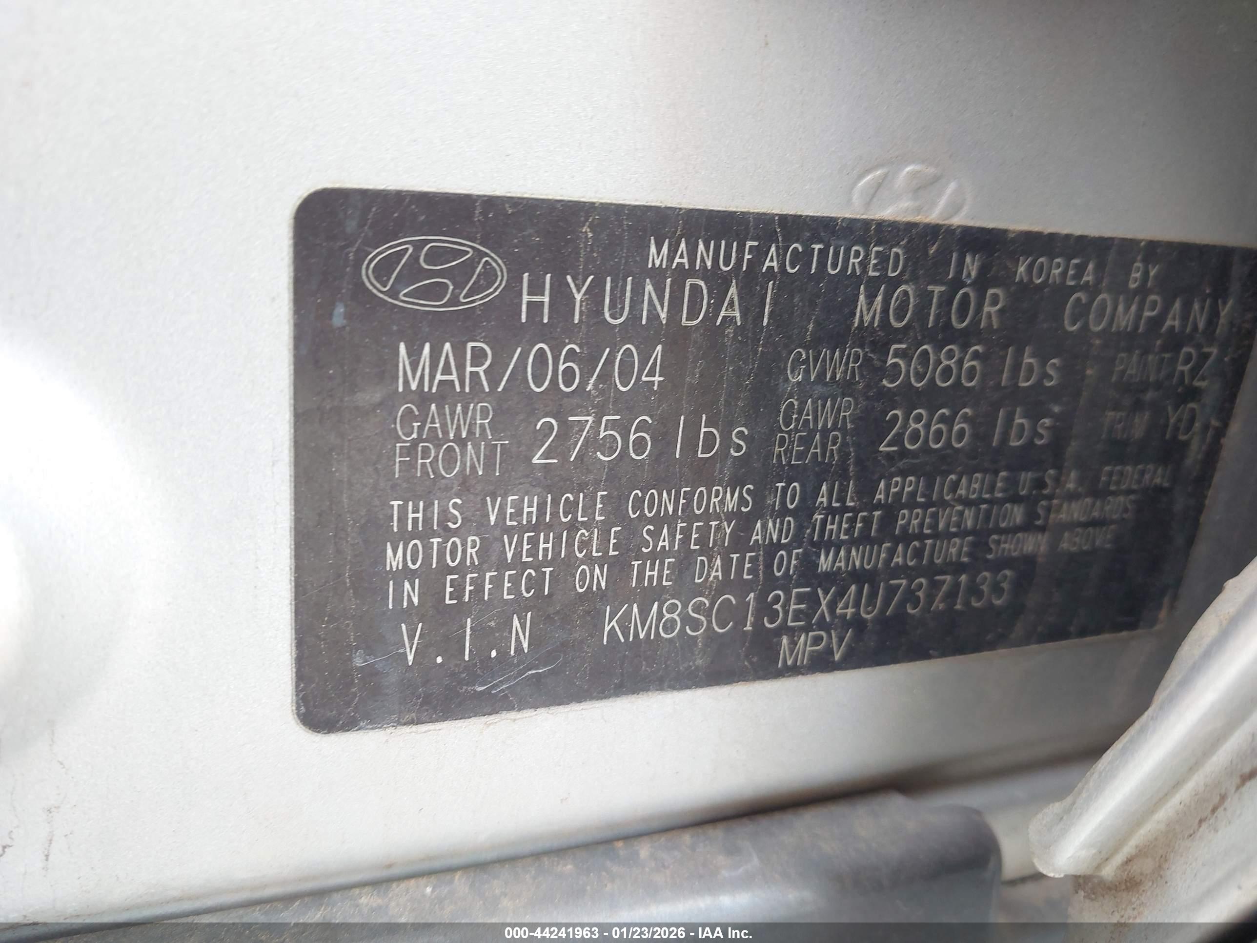 HYUNDAI SANTA image 9