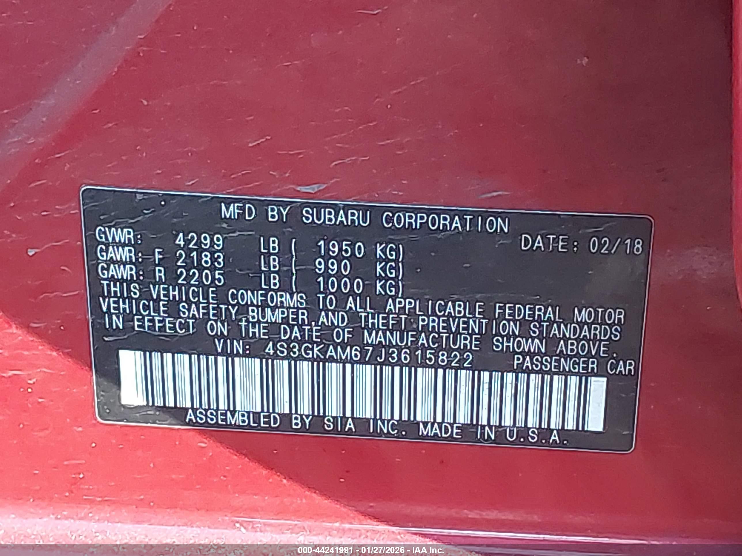 SUBARU IMPREZA image 9