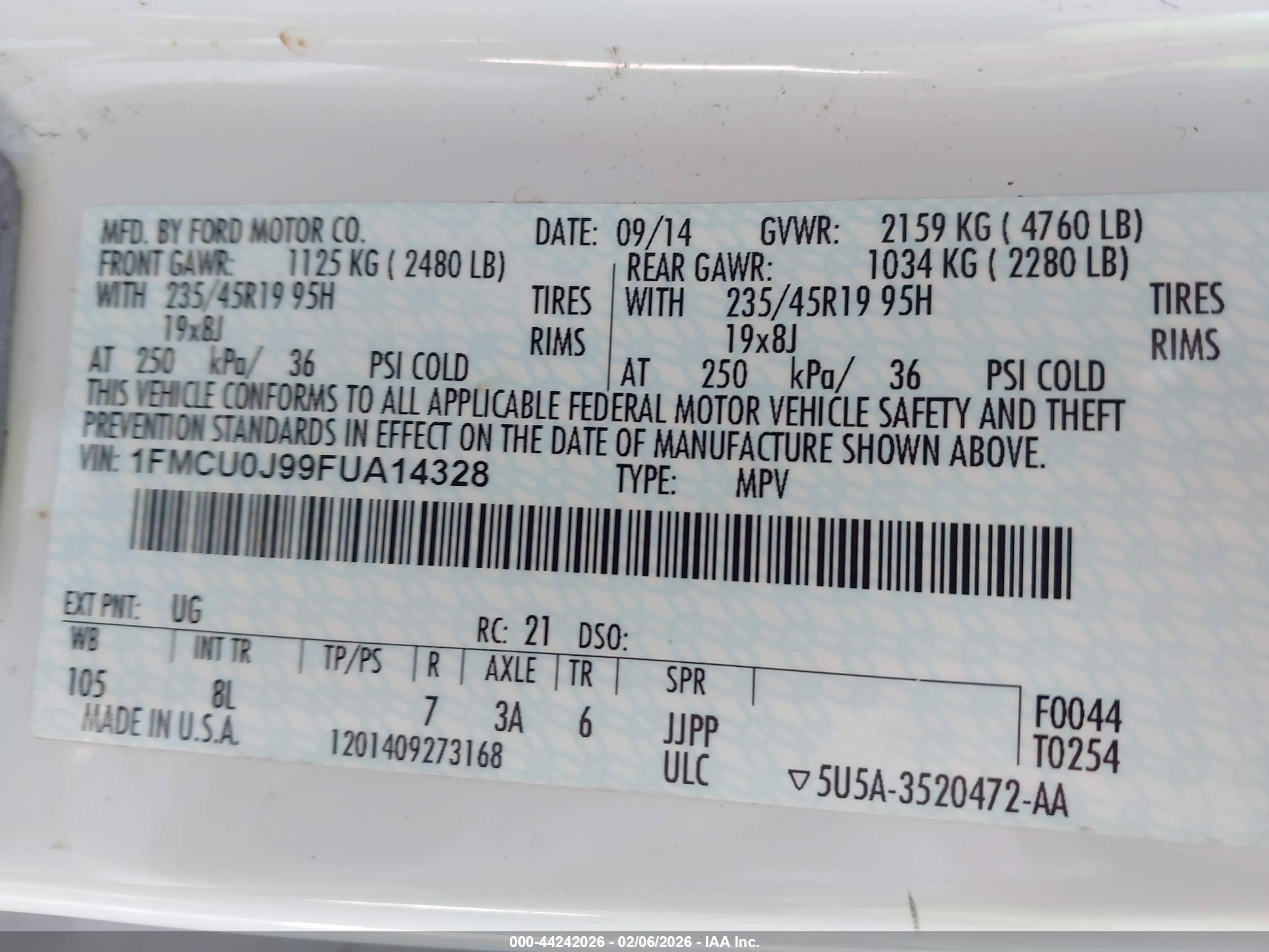 FORD ESCAPE image 9