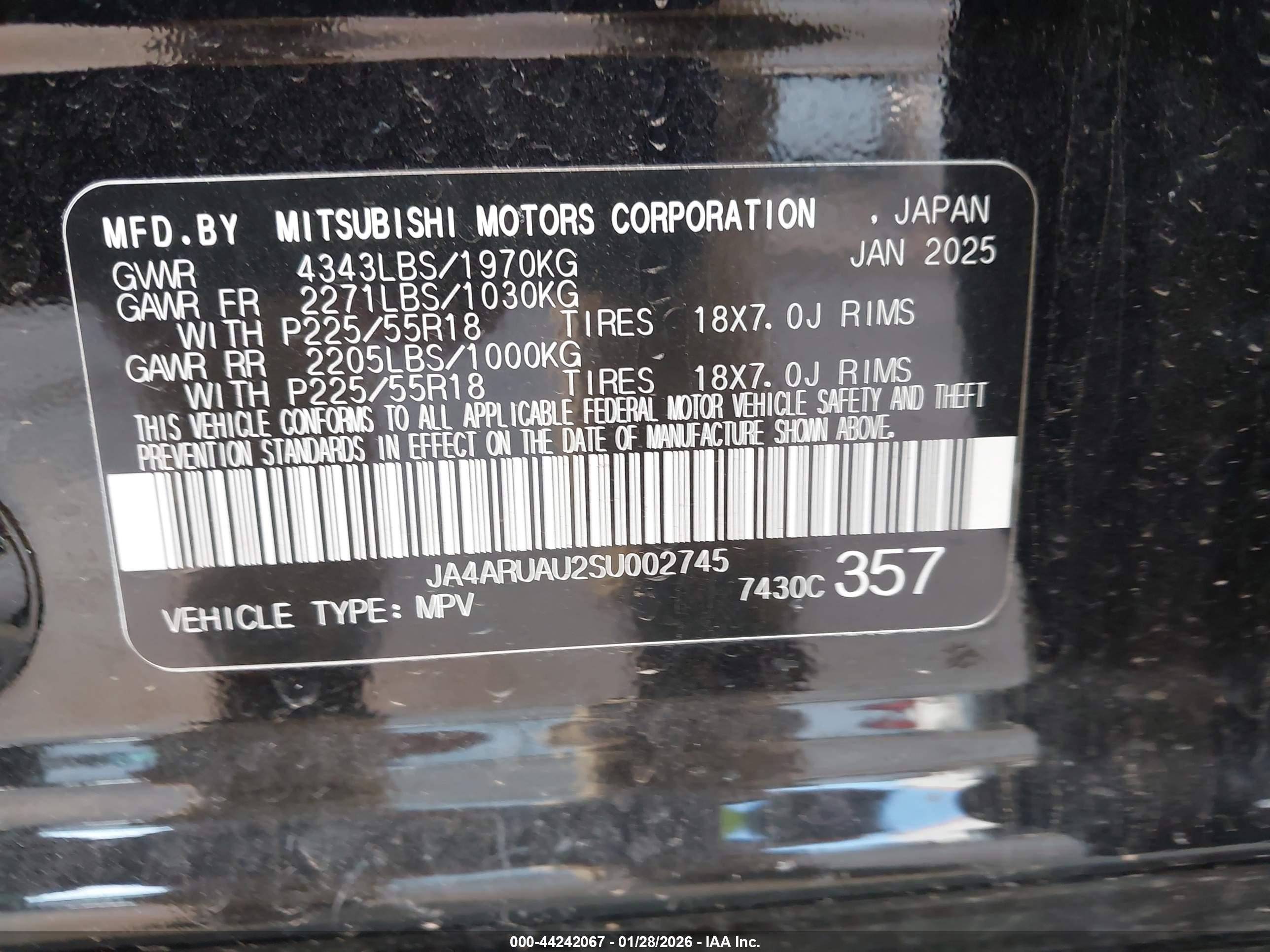 MITSUBISHI OUTLANDER image 9