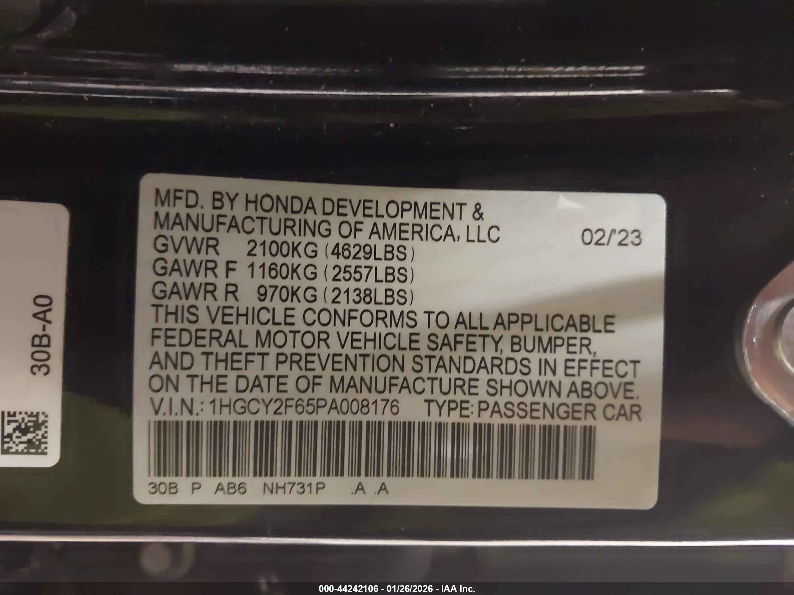 HONDA ACCORD image 9
