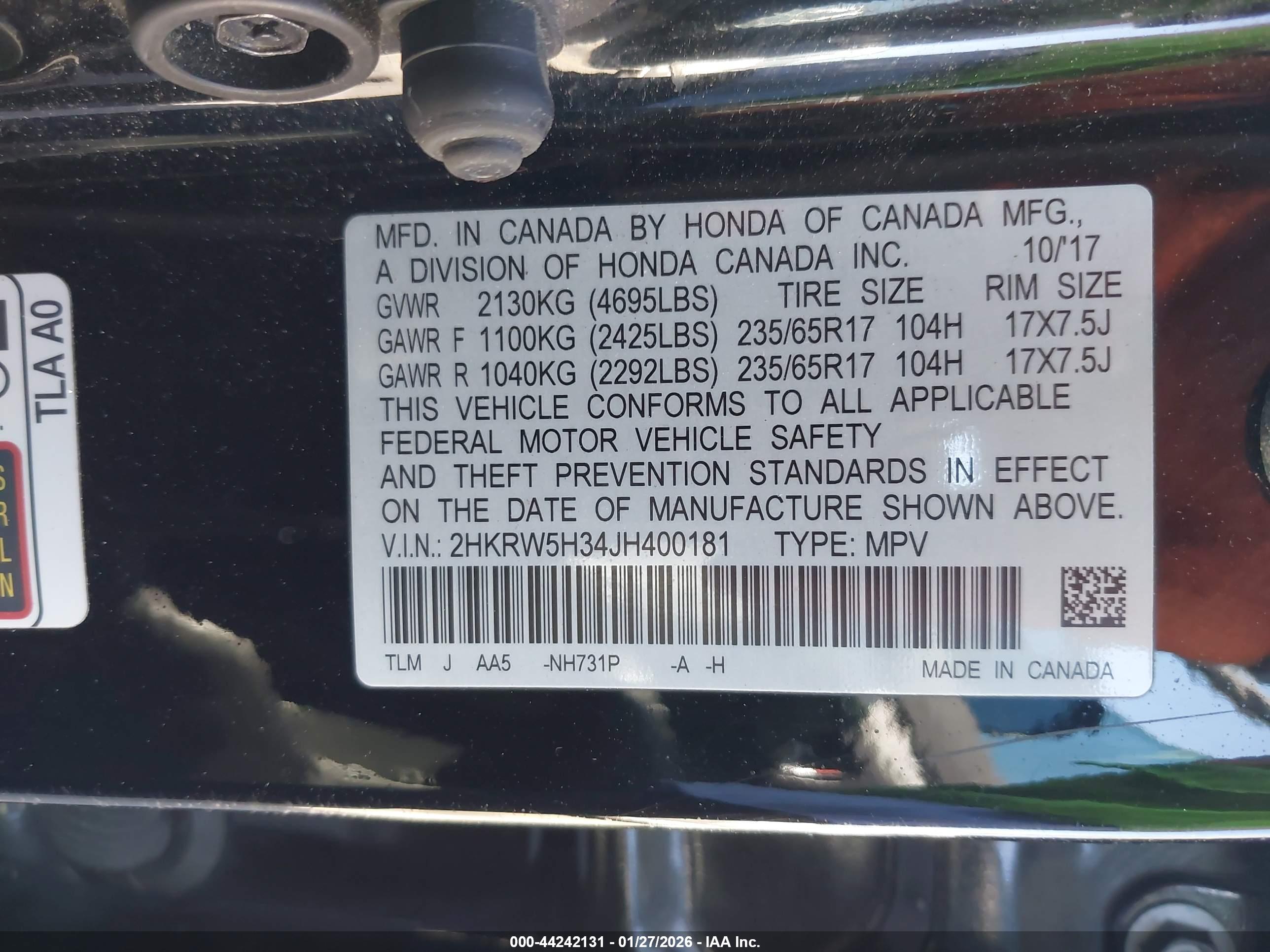 HONDA CR-V image 9
