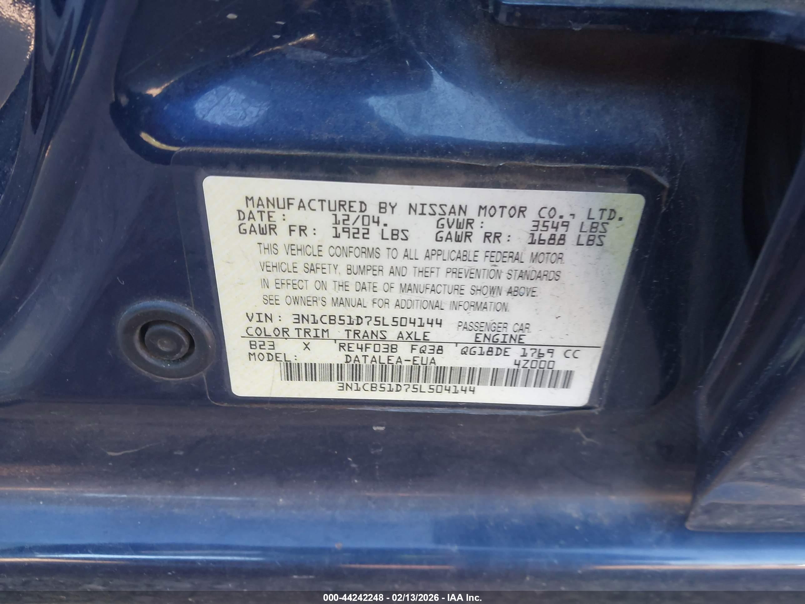 NISSAN SENTRA image 9