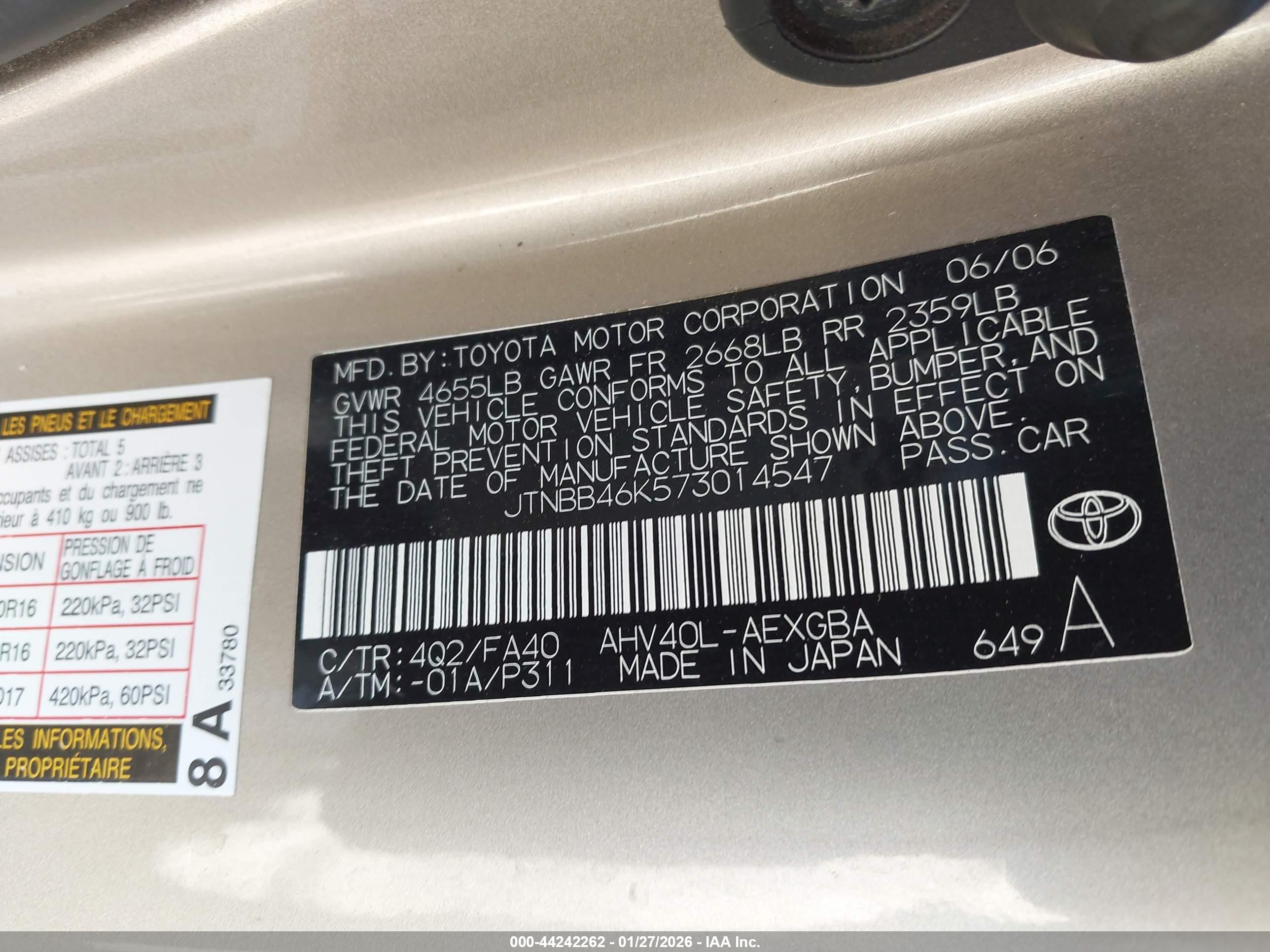 TOYOTA CAMRY image 9