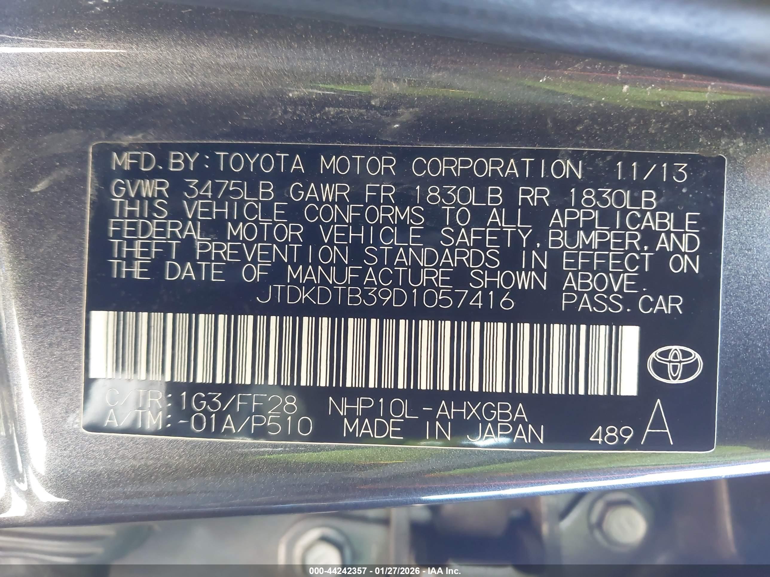 TOYOTA PRIUS image 9