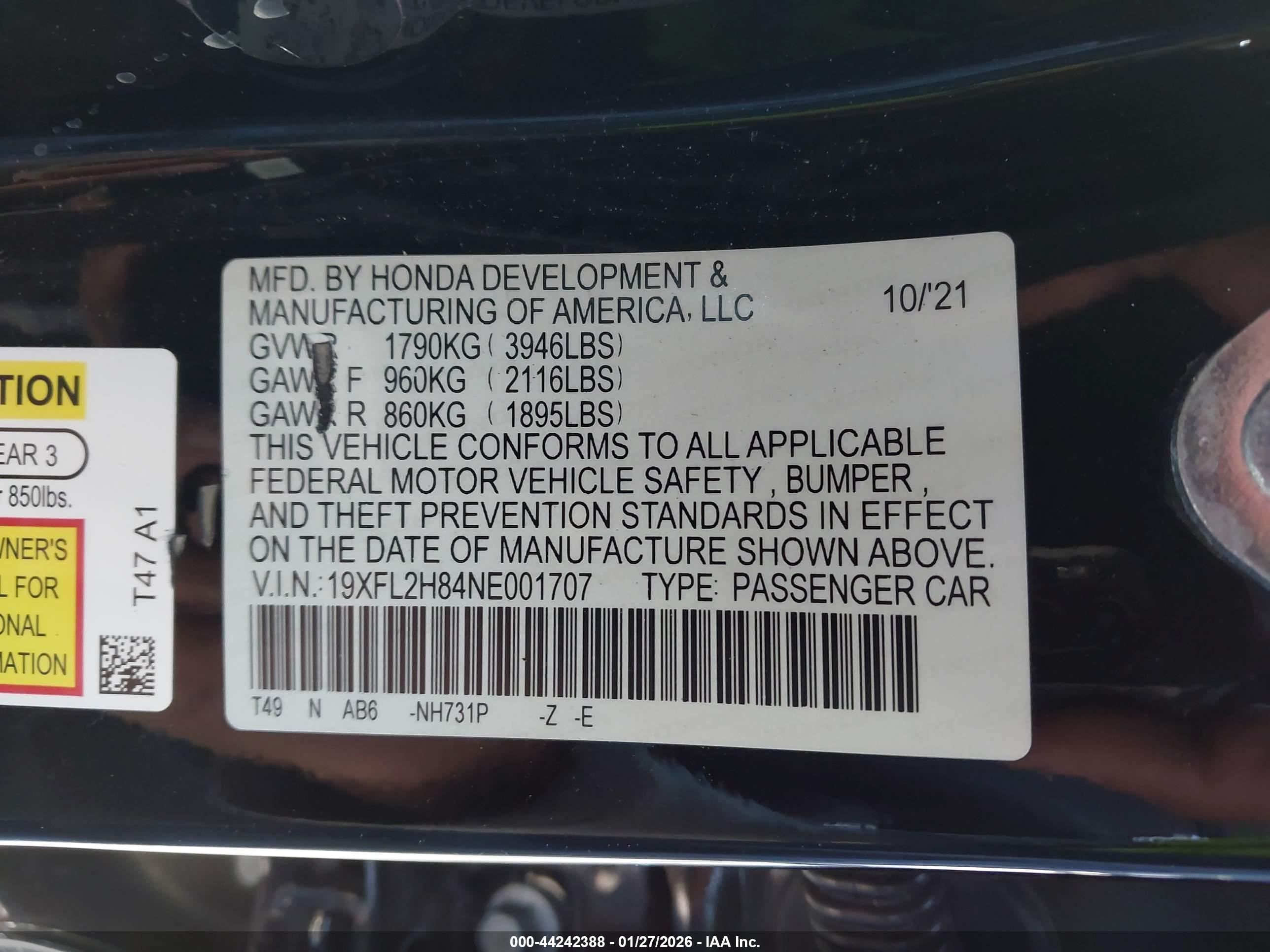 HONDA CIVIC image 9