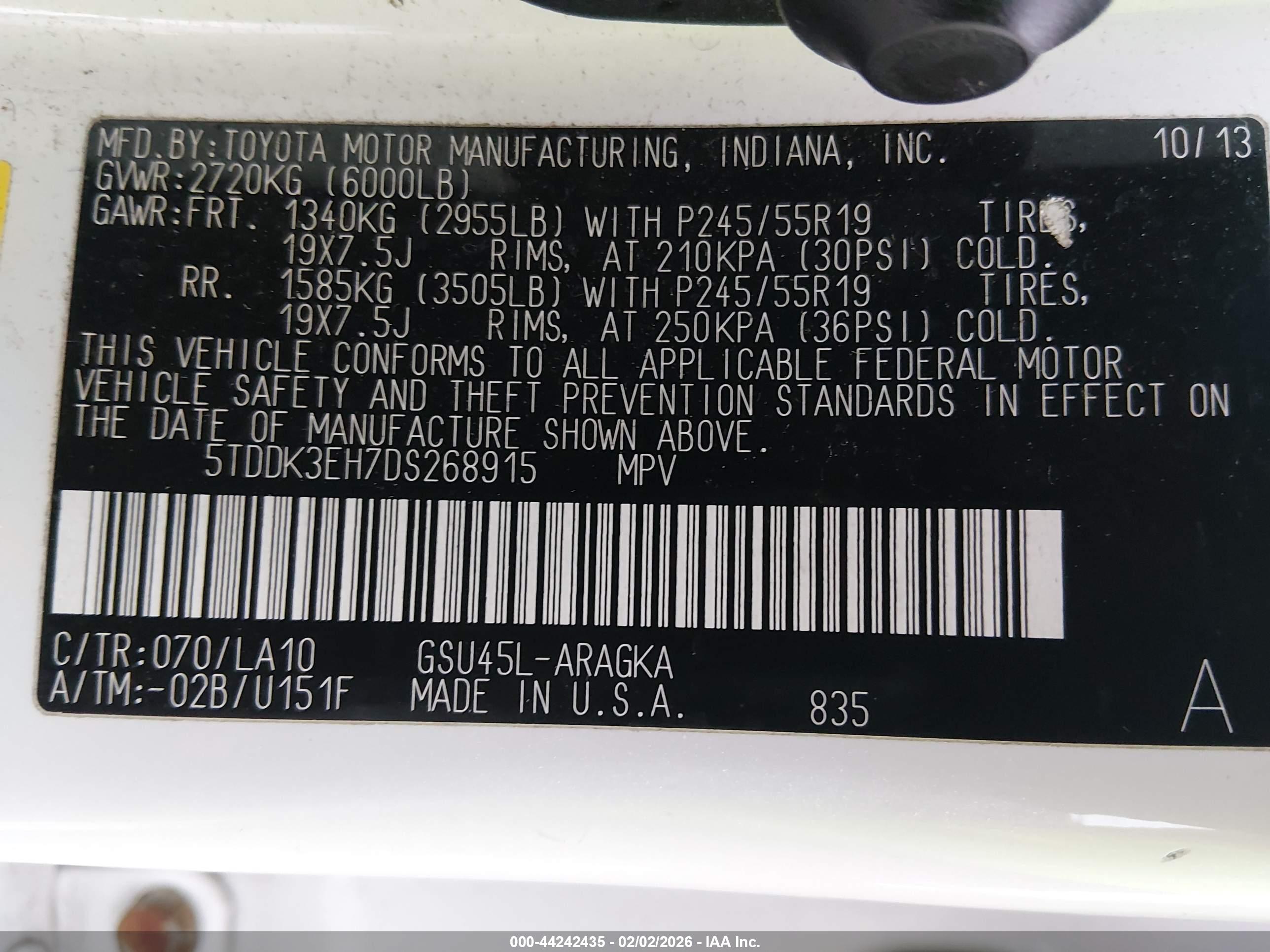 TOYOTA HIGHLANDER image 9