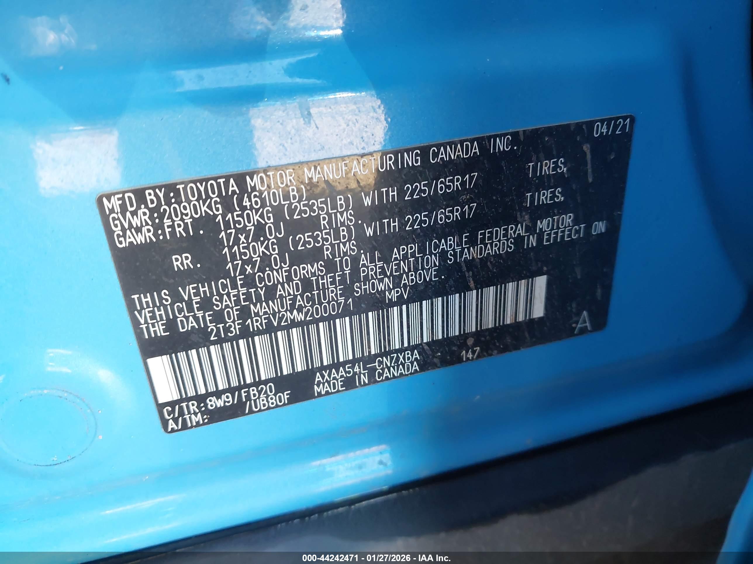 TOYOTA RAV4 image 9