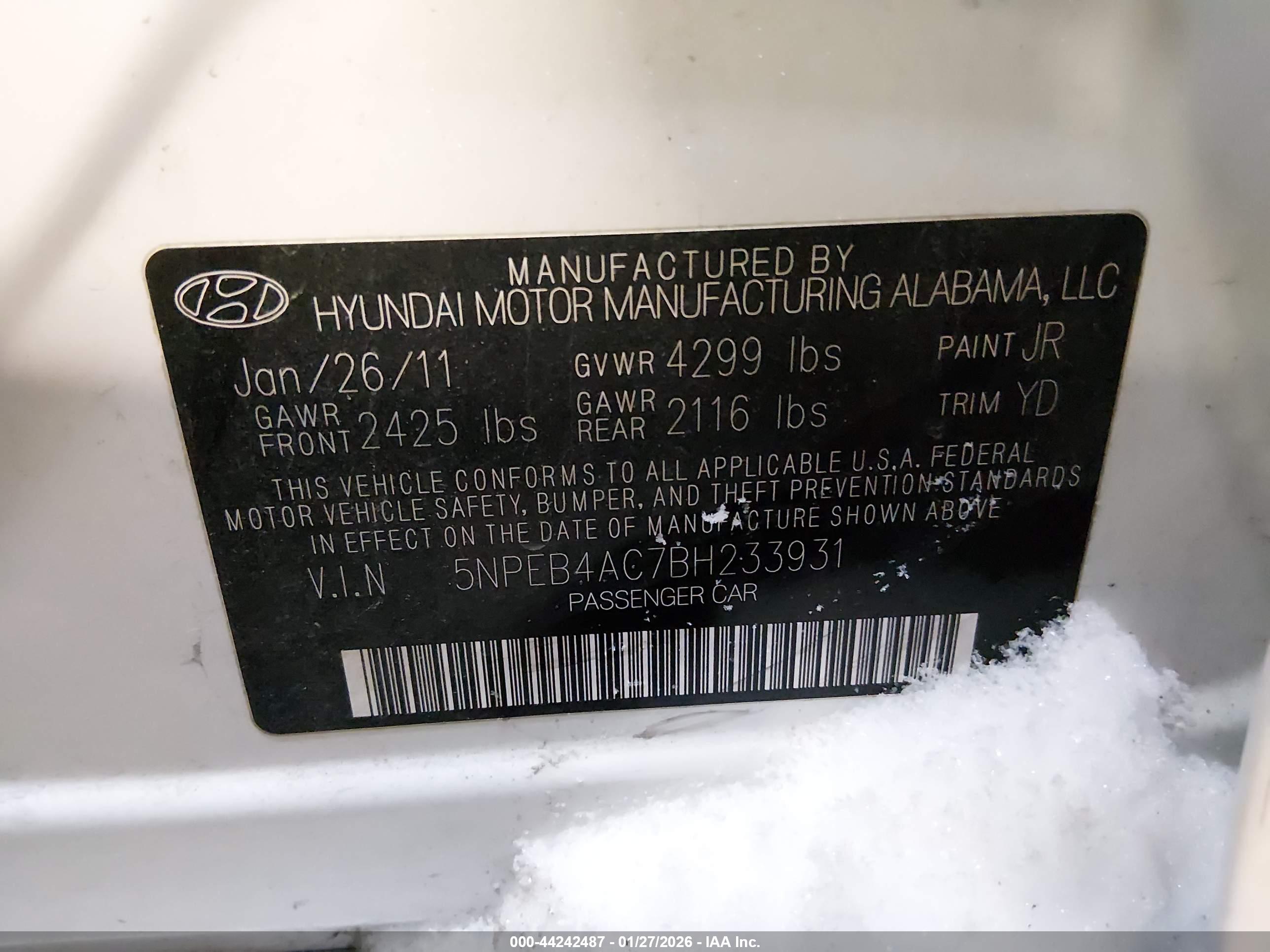 HYUNDAI SONATA image 9