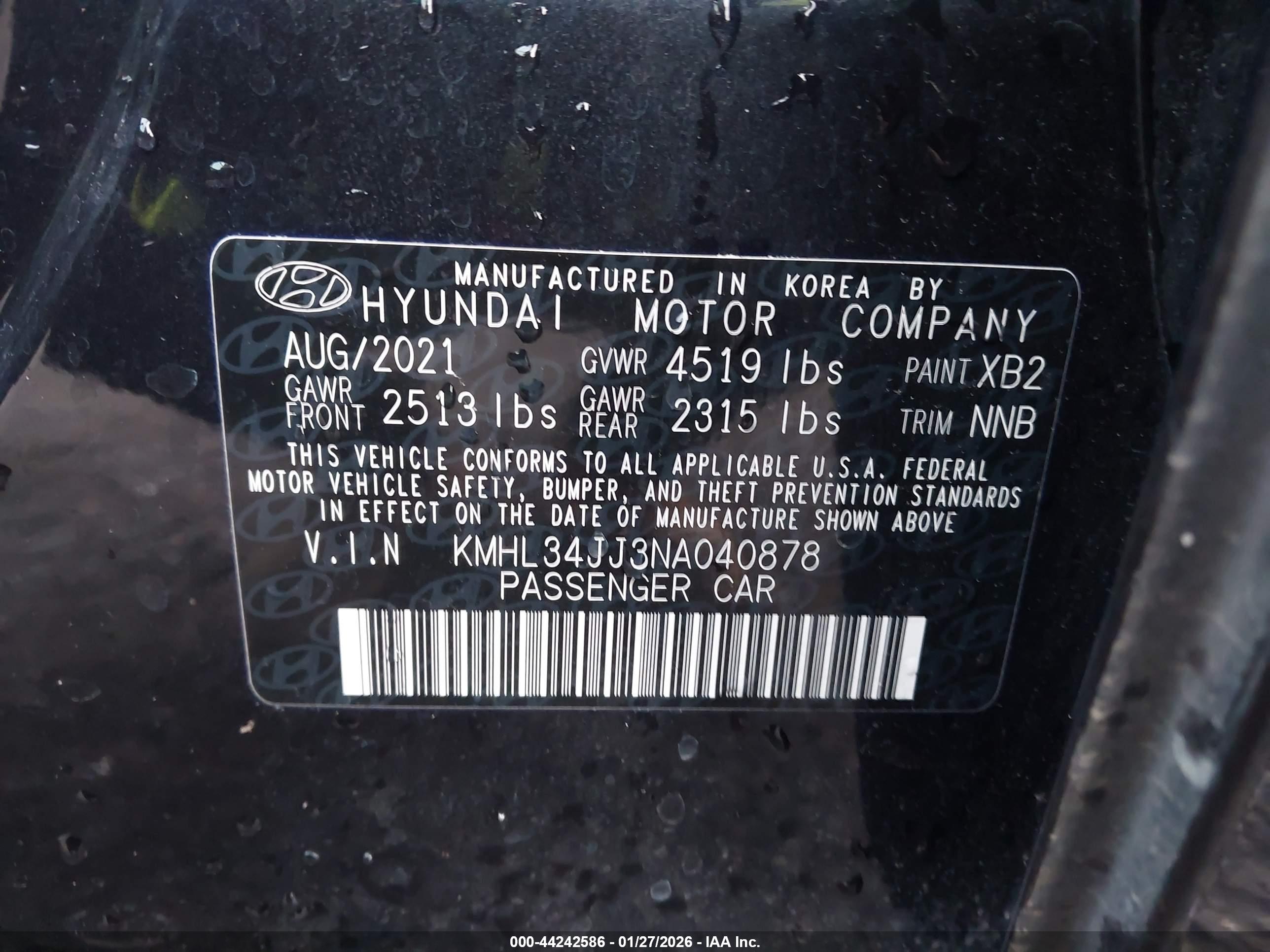 HYUNDAI SONATA image 9
