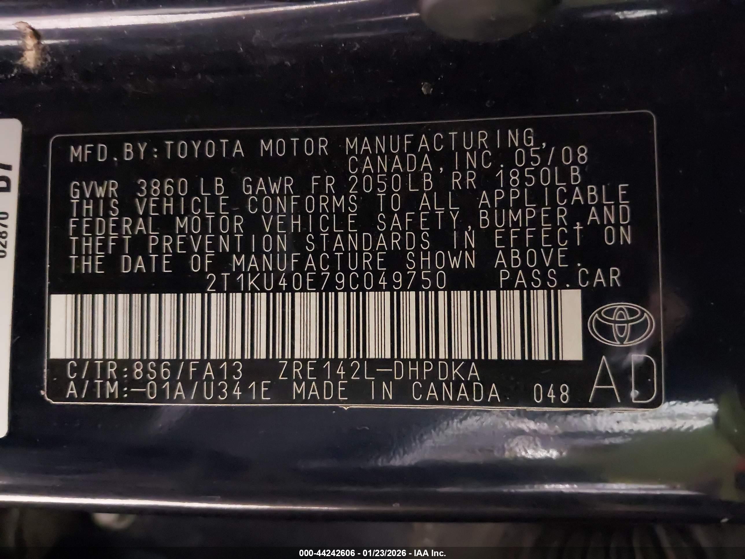 TOYOTA MATRIX image 9