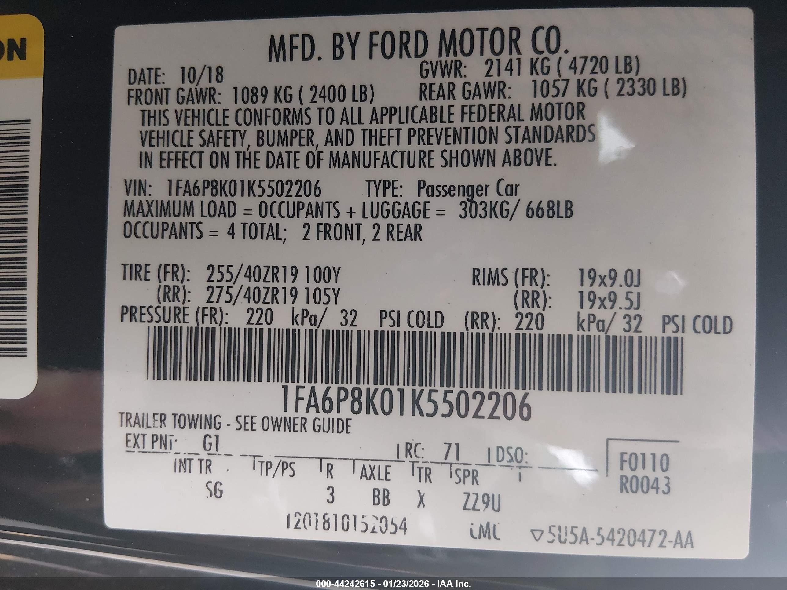 FORD MUSTANG image 9