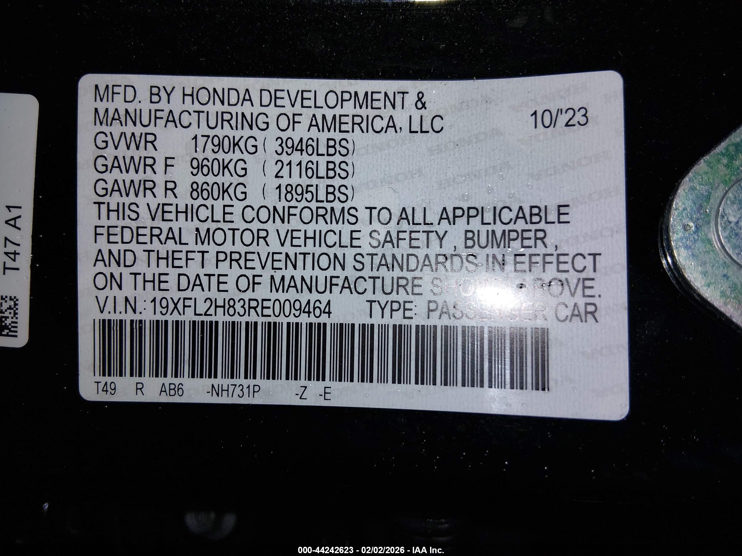 HONDA CIVIC image 9
