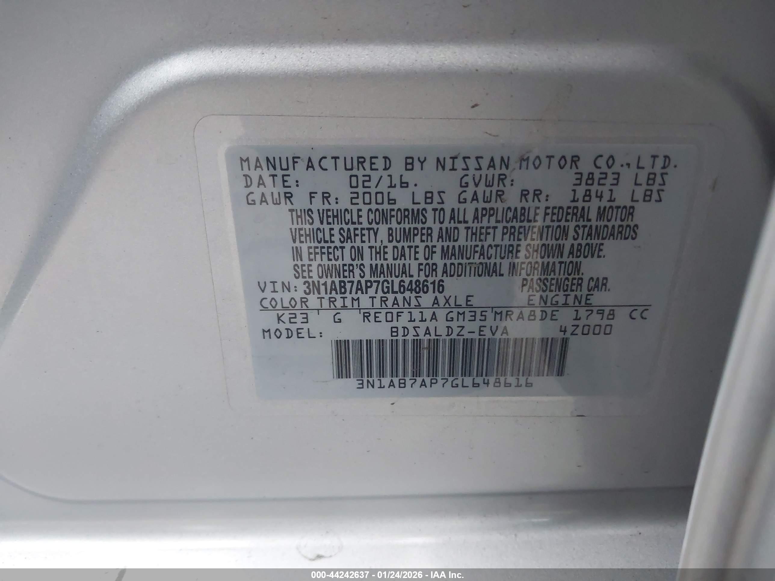 NISSAN SENTRA image 9