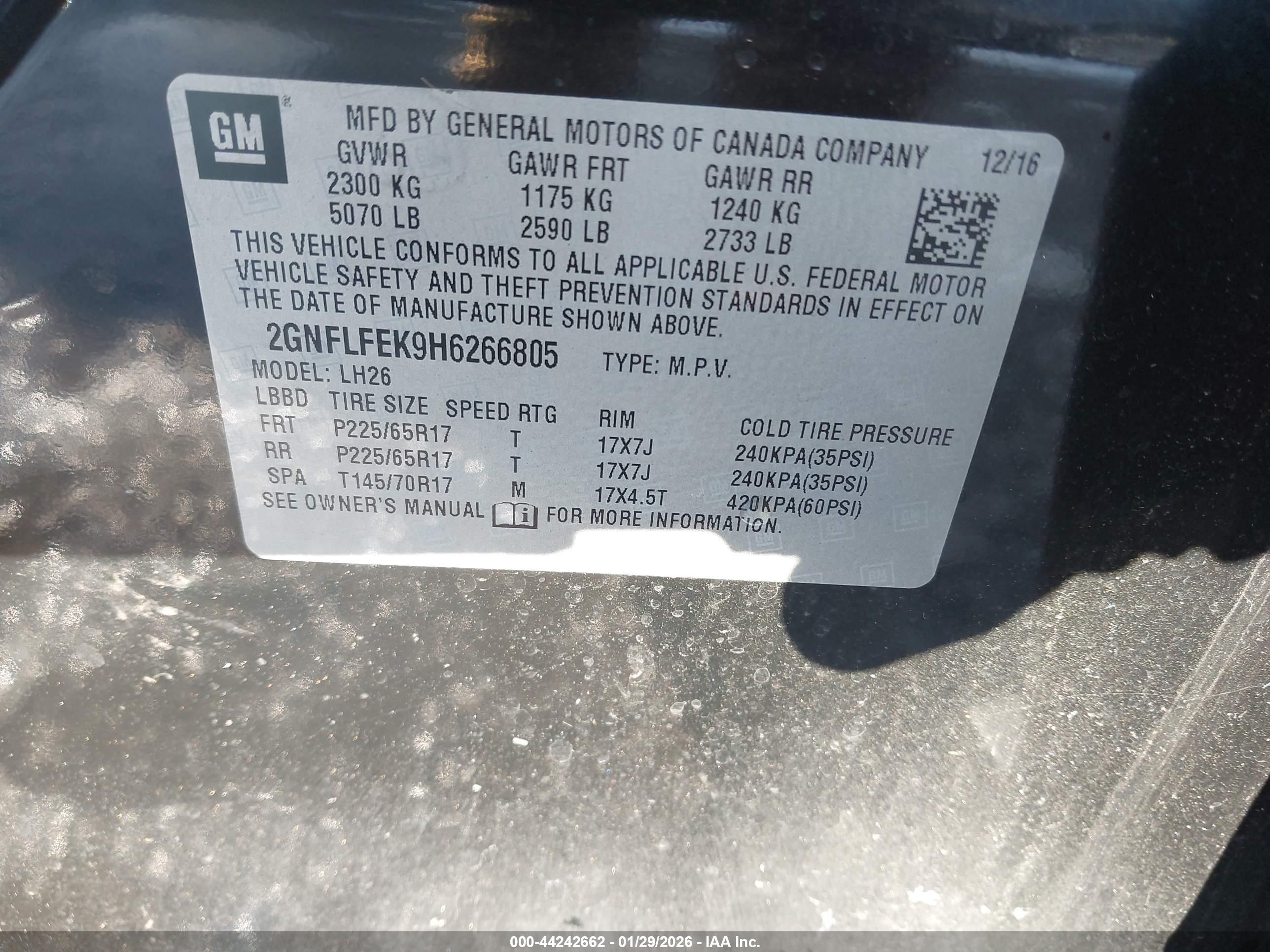 CHEVROLET EQUINOX image 9