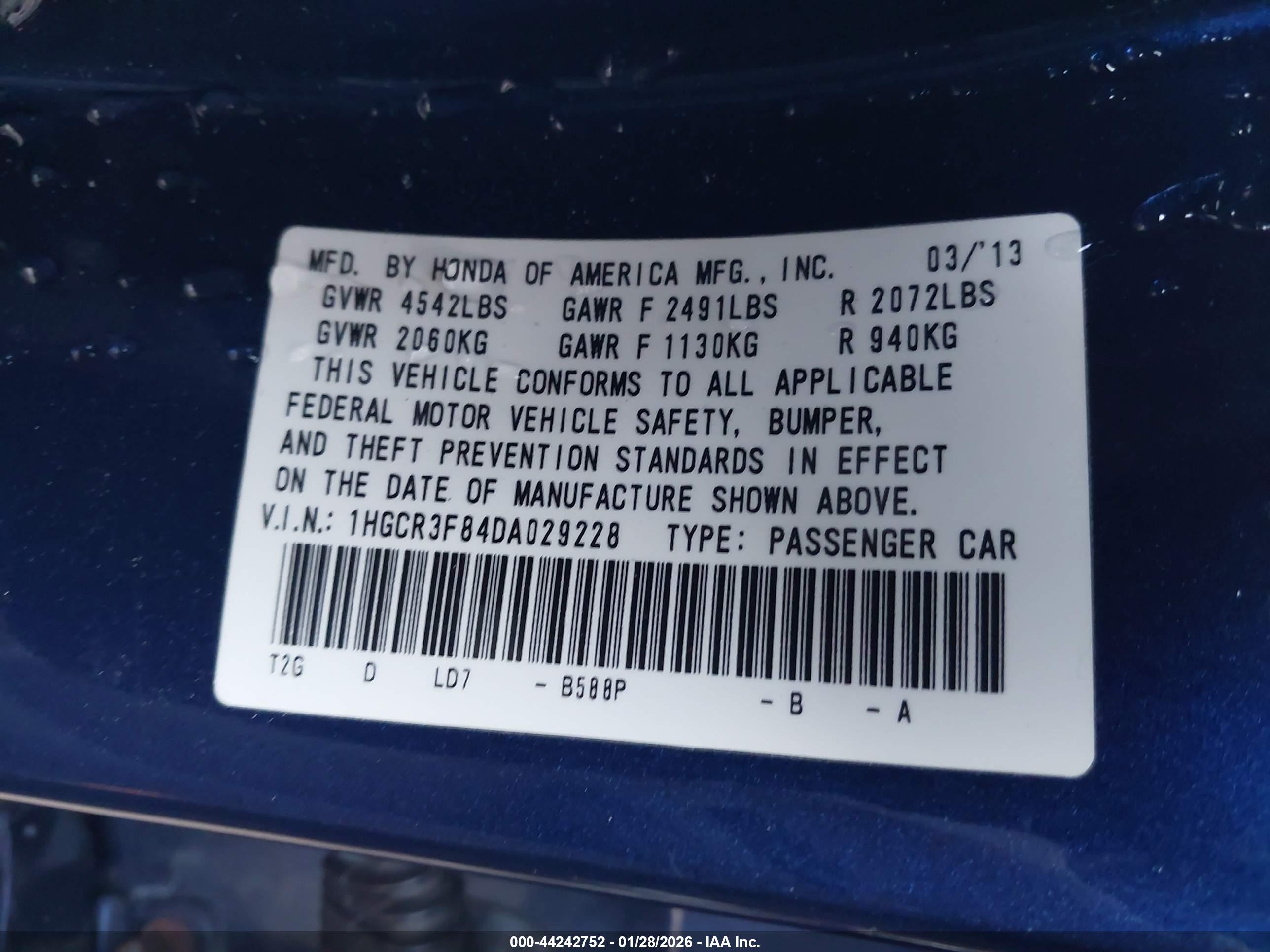 HONDA ACCORD image 9