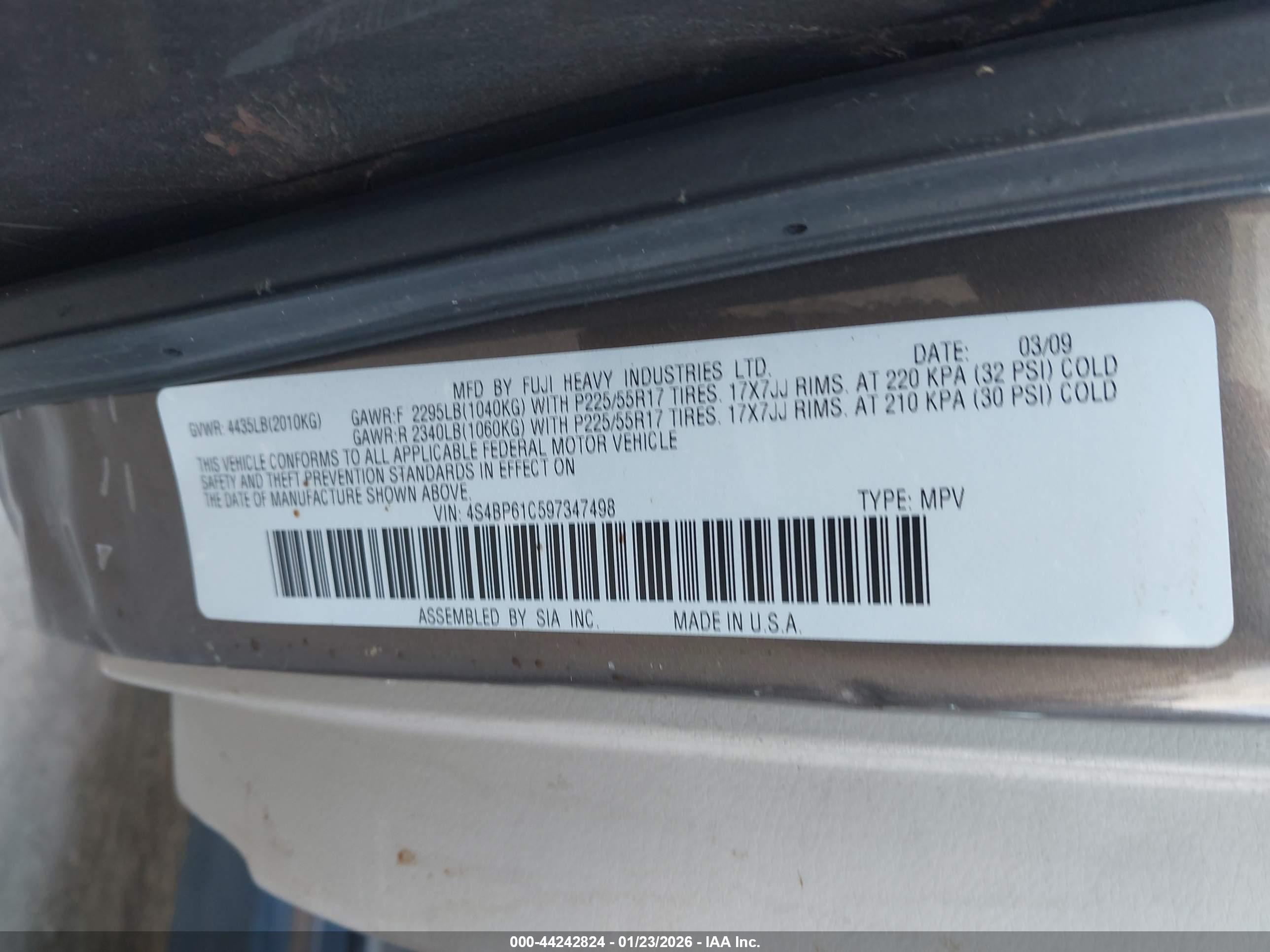 SUBARU OUTBACK image 9