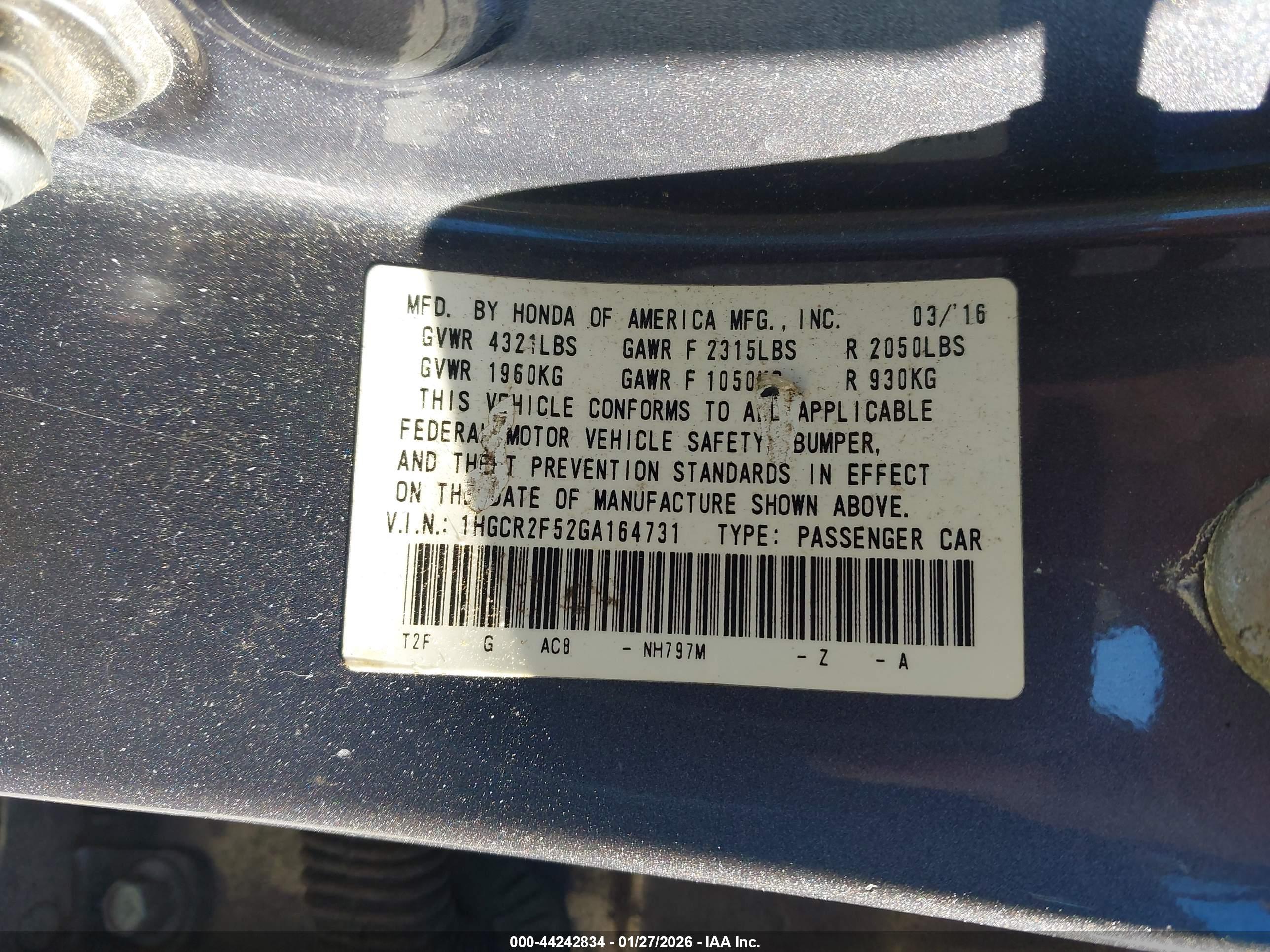 HONDA ACCORD image 9