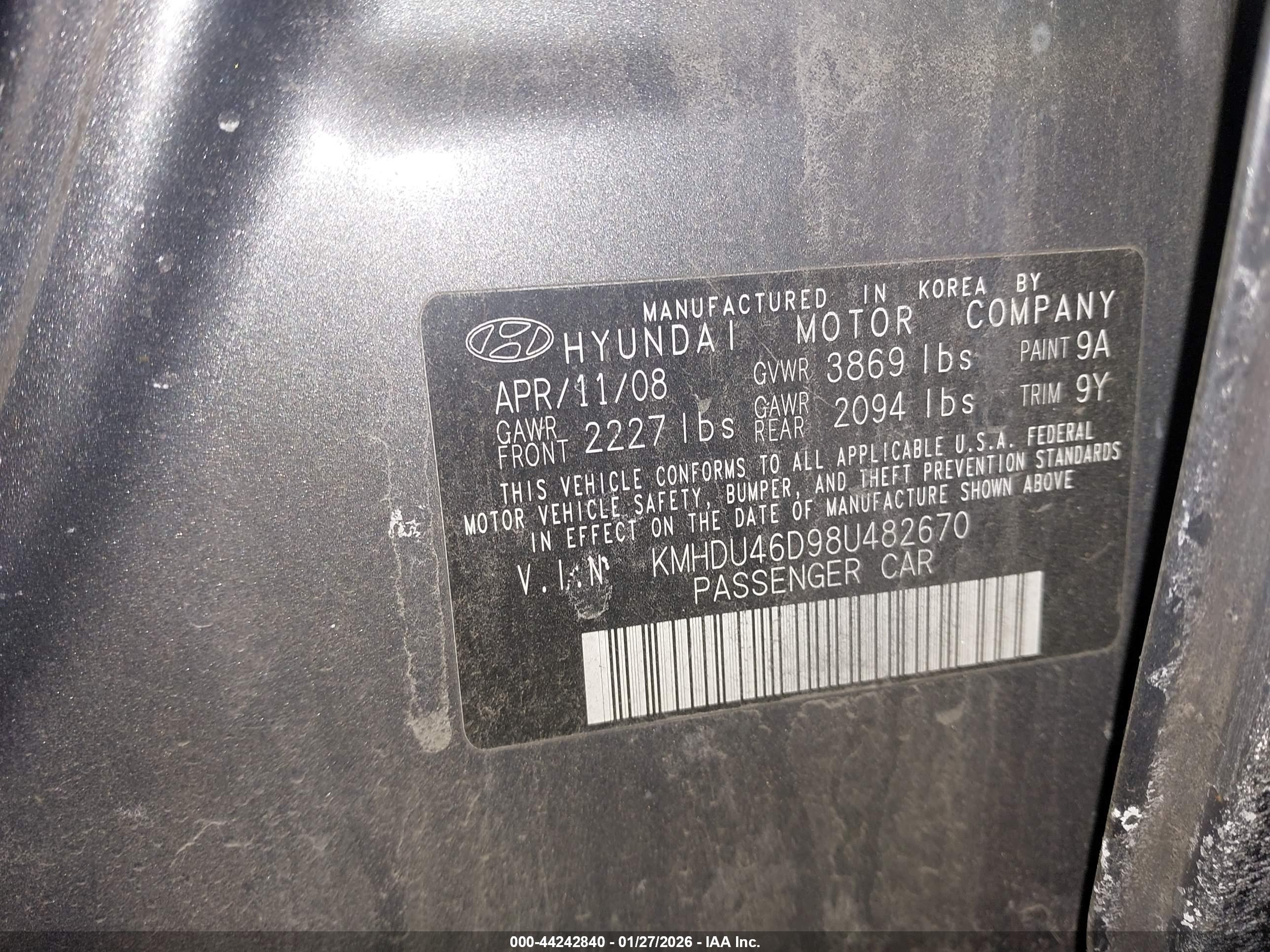 HYUNDAI ELANTRA image 9