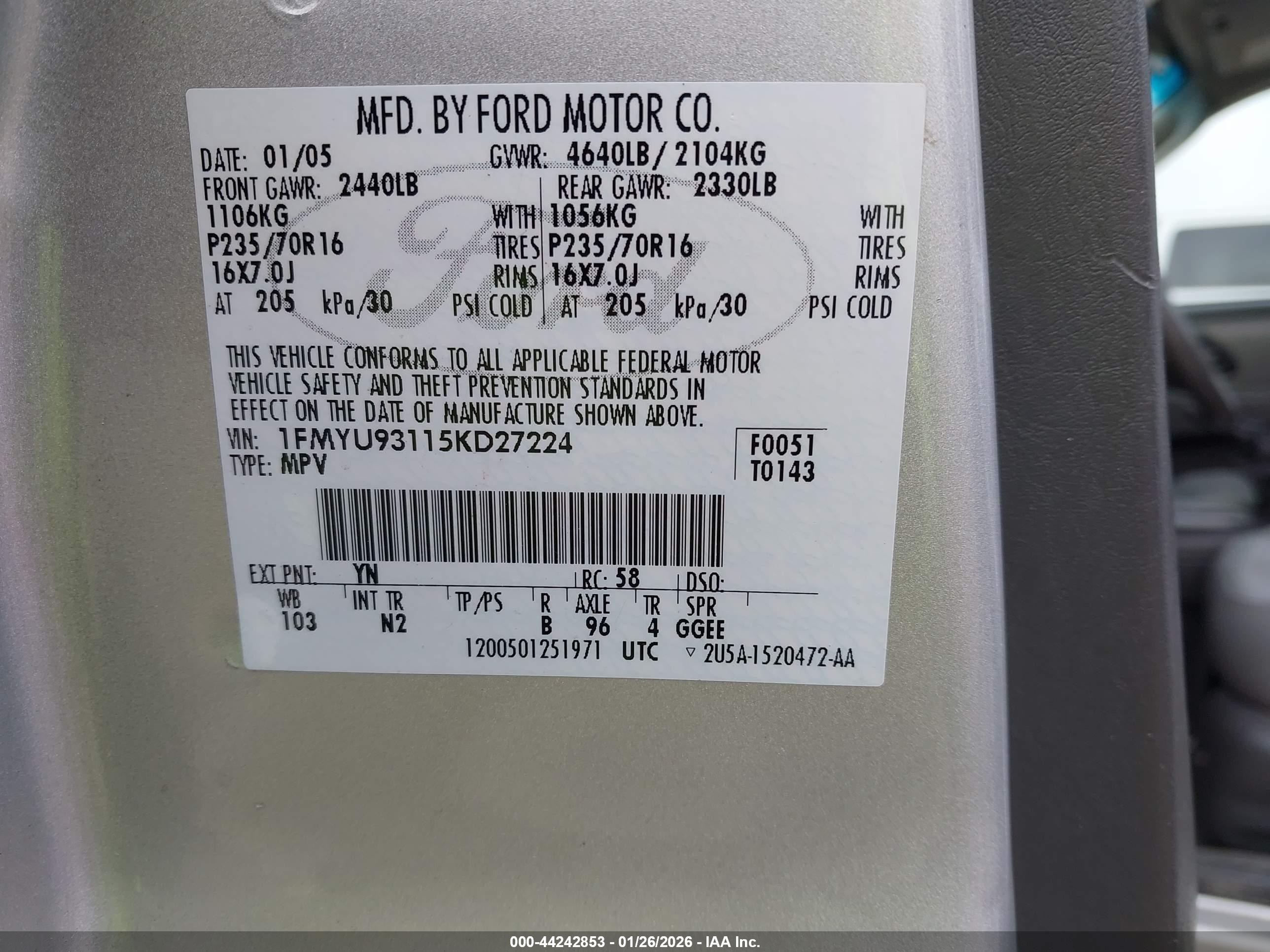 FORD ESCAPE image 9