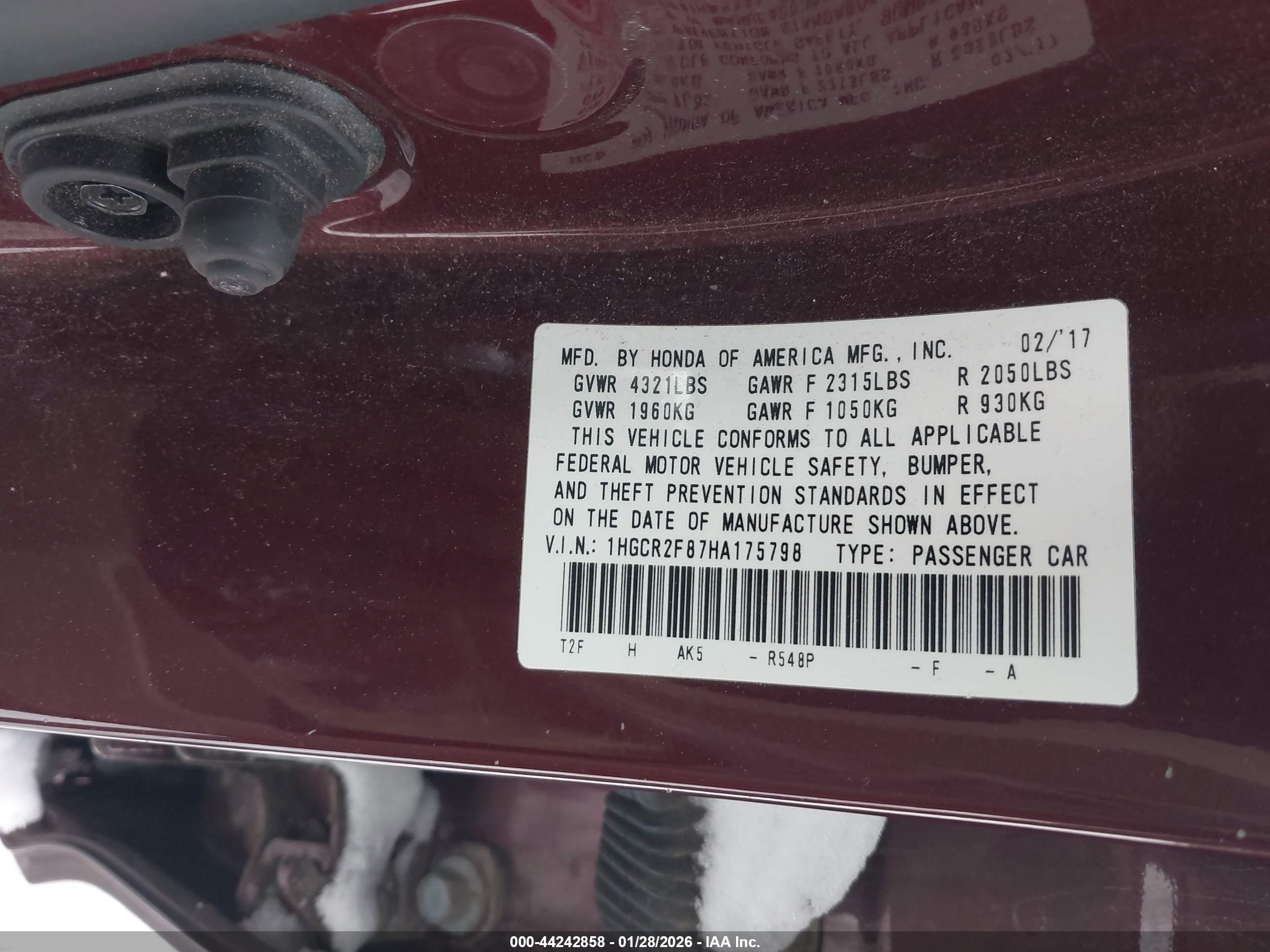 HONDA ACCORD image 9