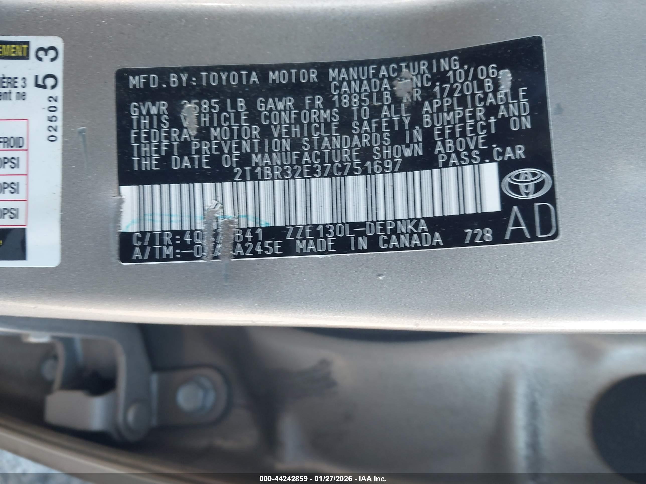TOYOTA COROLLA image 9