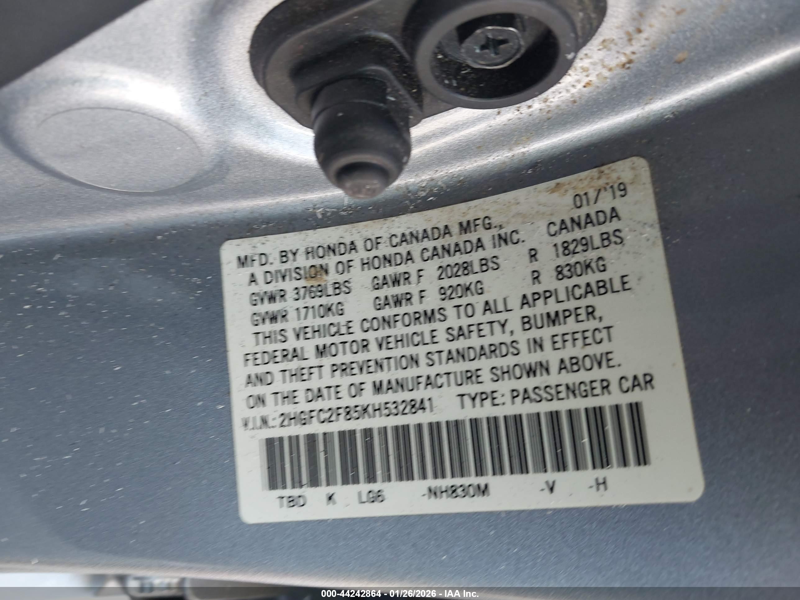 HONDA CIVIC image 9