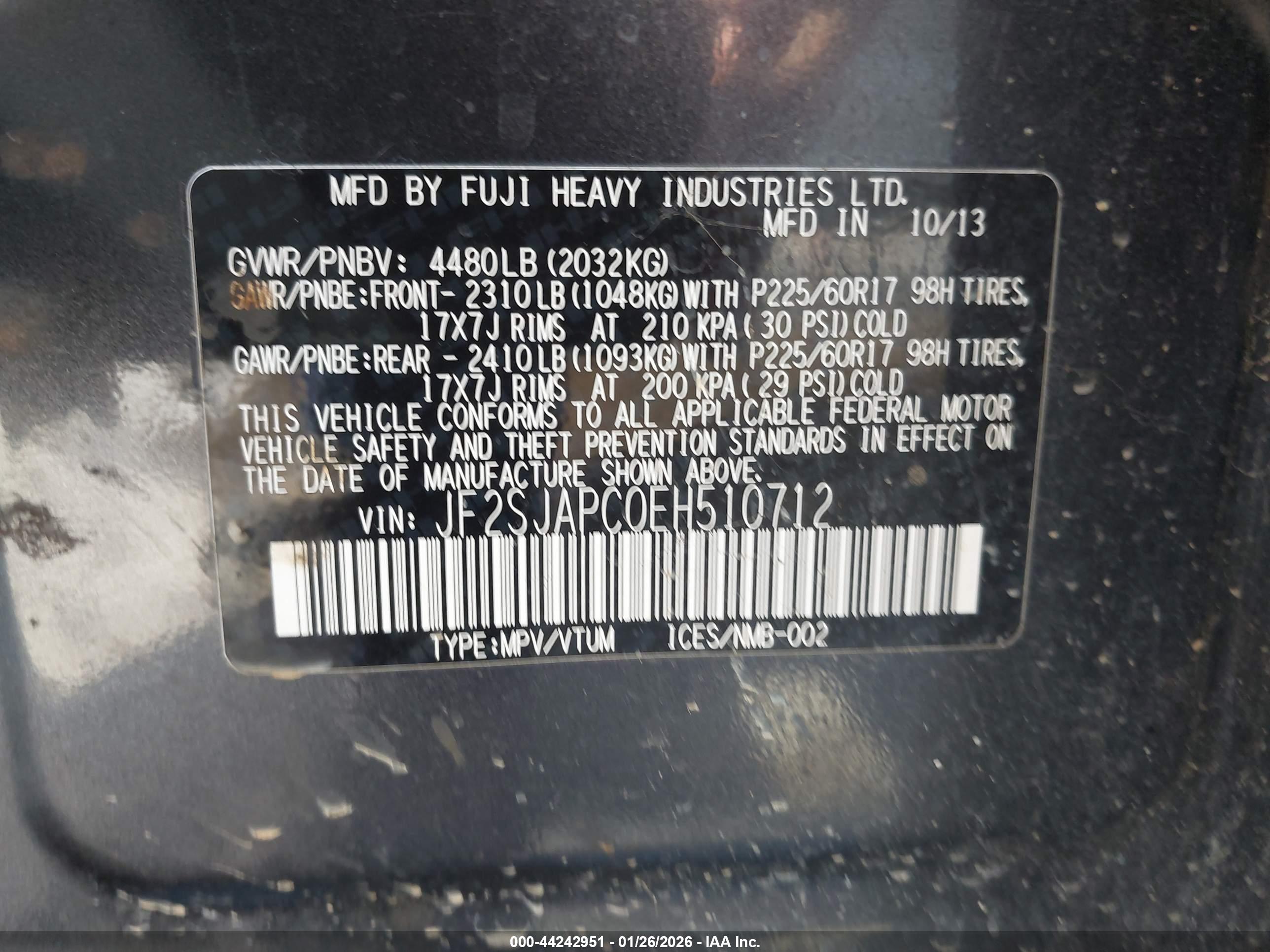 SUBARU FORESTER image 9