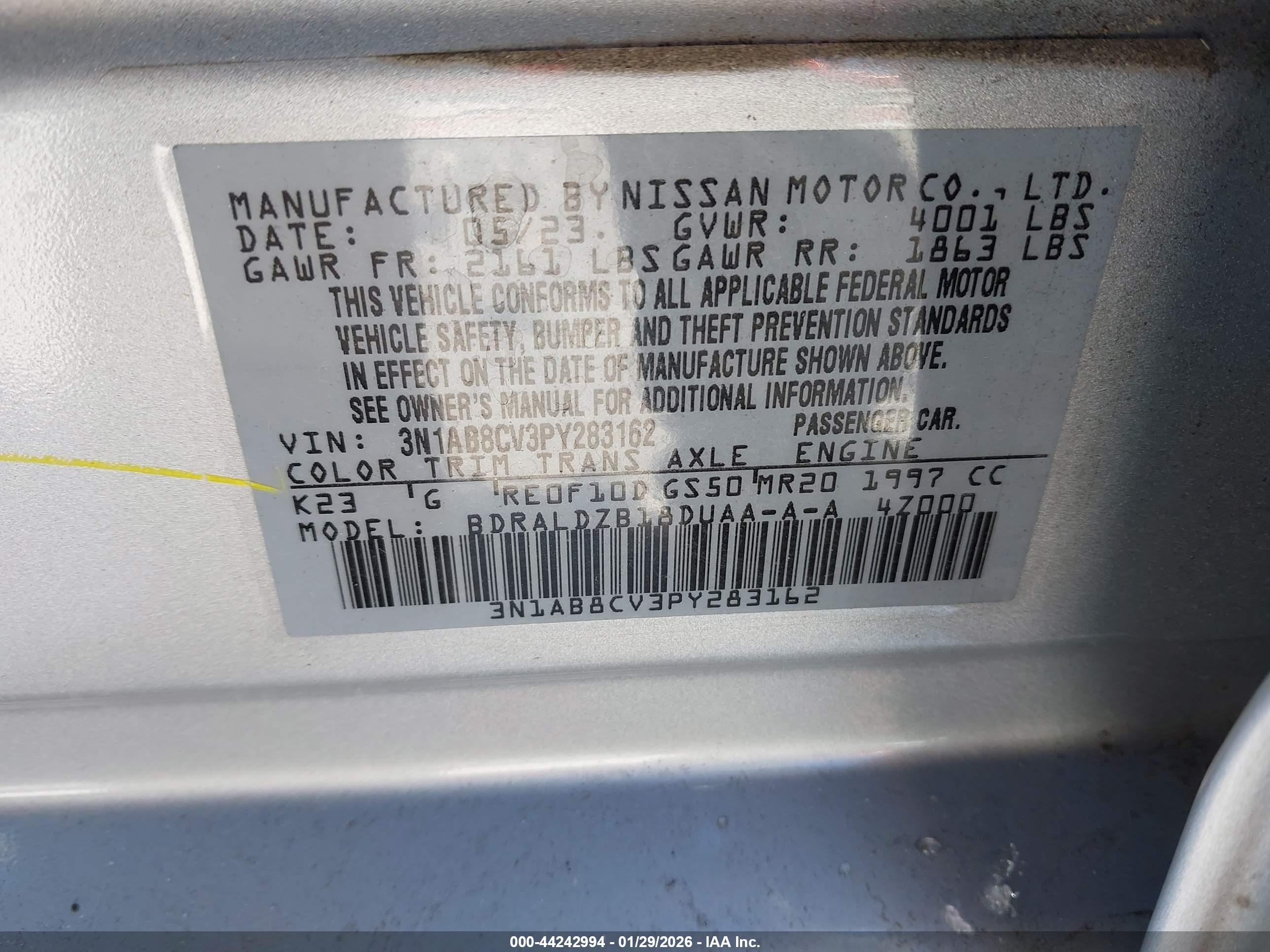 NISSAN SENTRA image 9