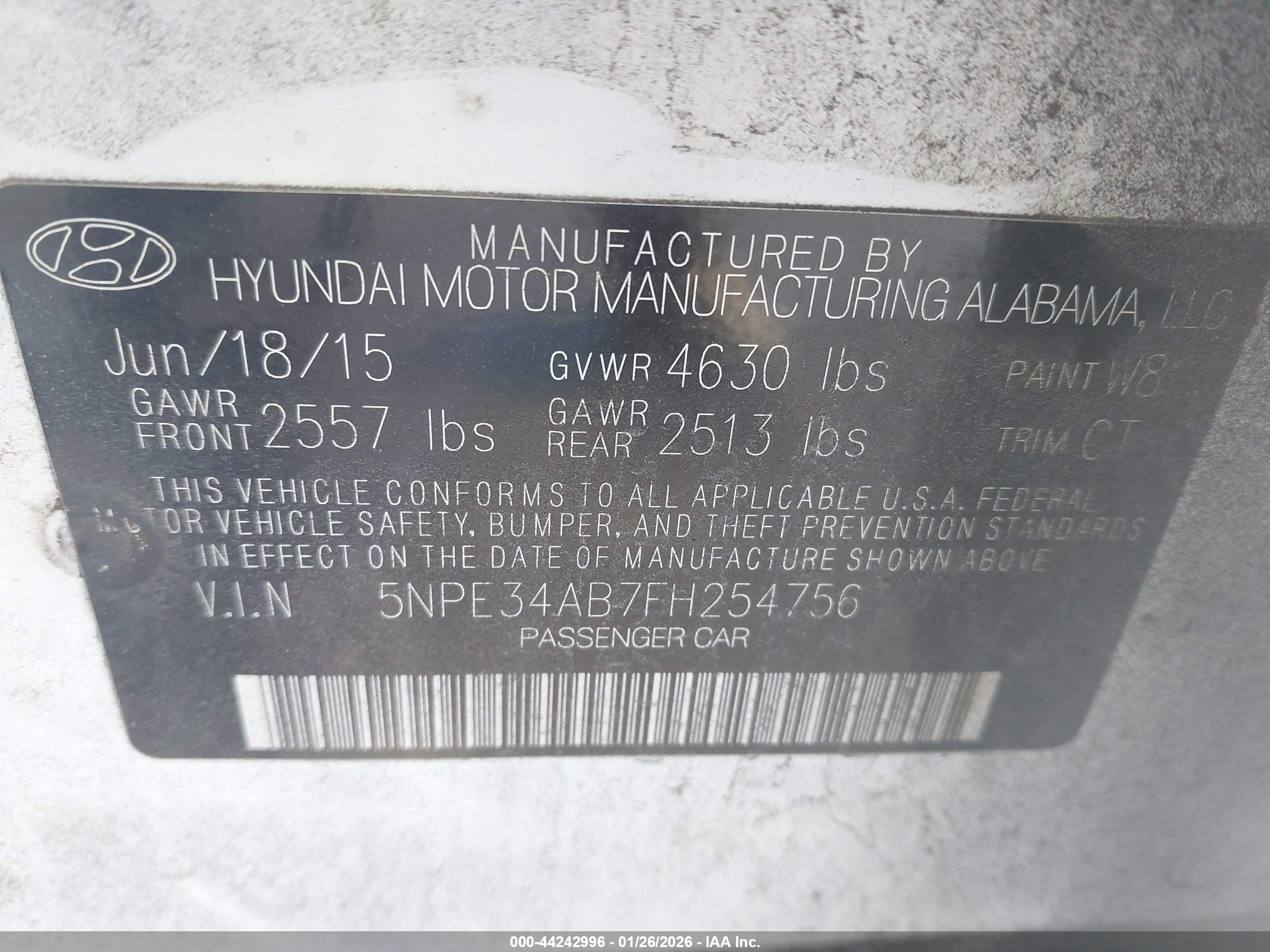 HYUNDAI SONATA image 9