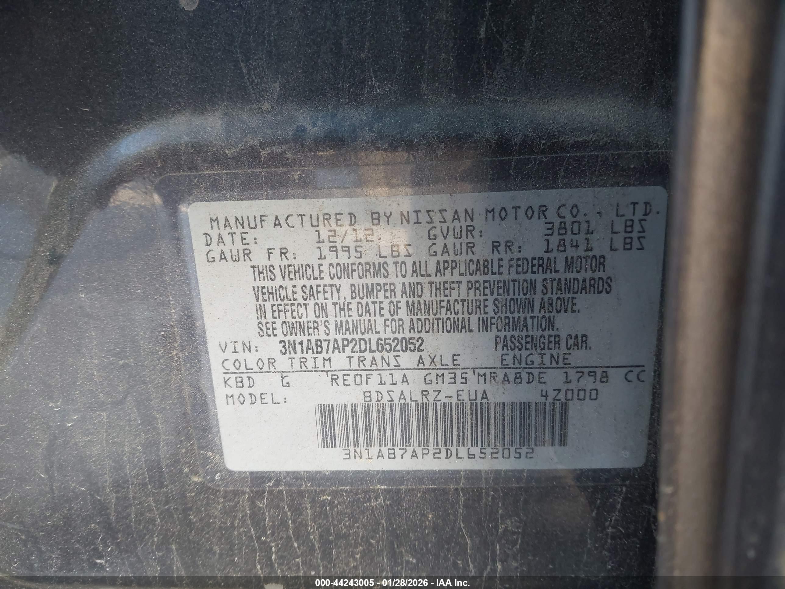NISSAN SENTRA image 9